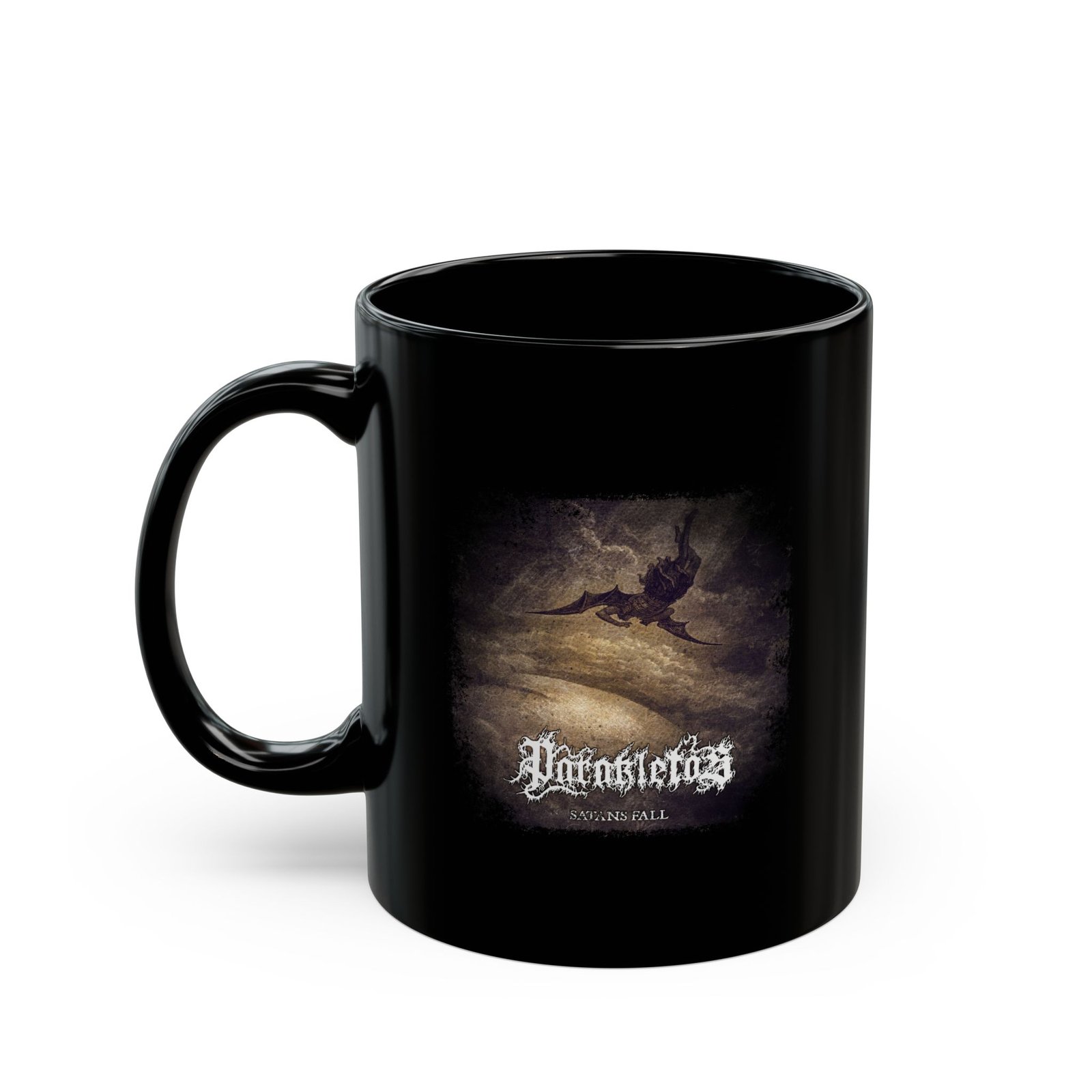 Parakletos - Satans Fall 11oz Black Mugs