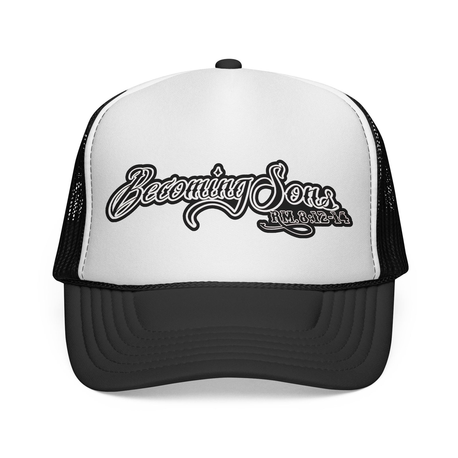 Becoming Sons Logo Printed Trucker Caps