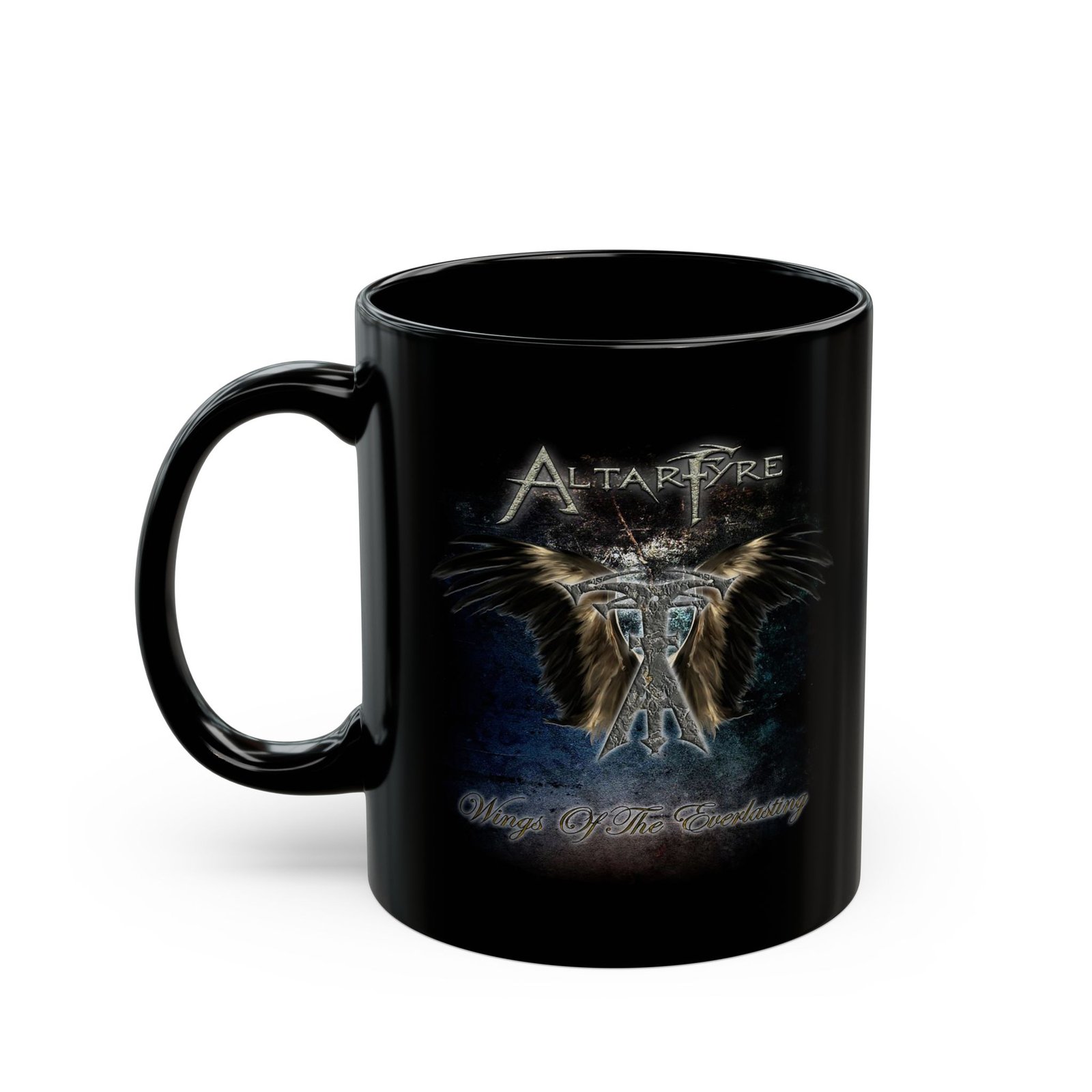 Altarfyre - Wings Of The Everlasting 11oz Black mug
