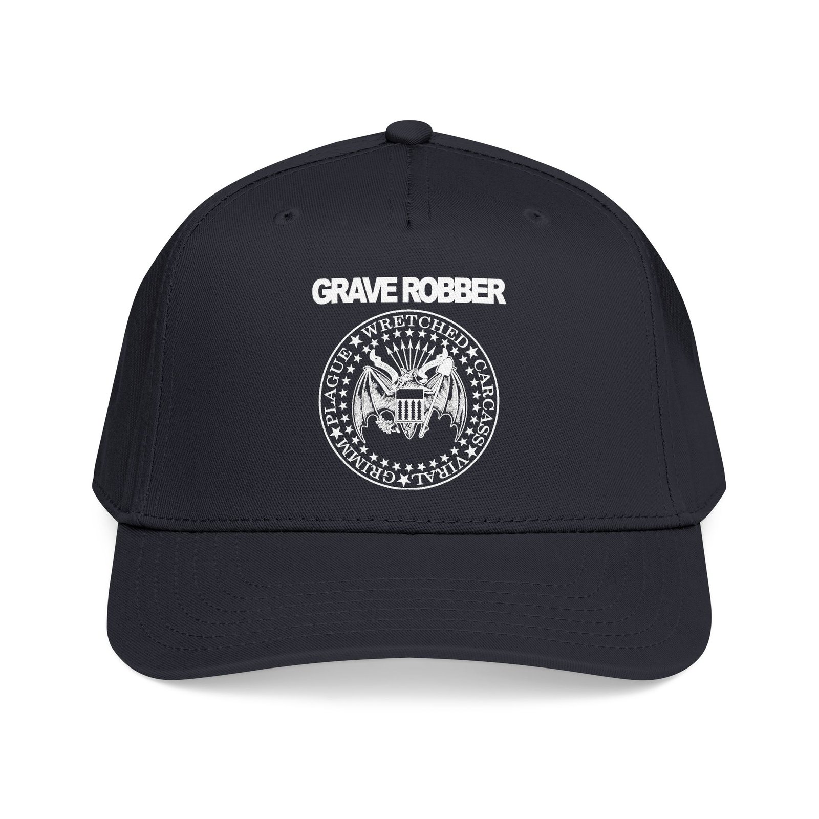 Grave Robber Ramones Printed Mid Profile Baseball Cap