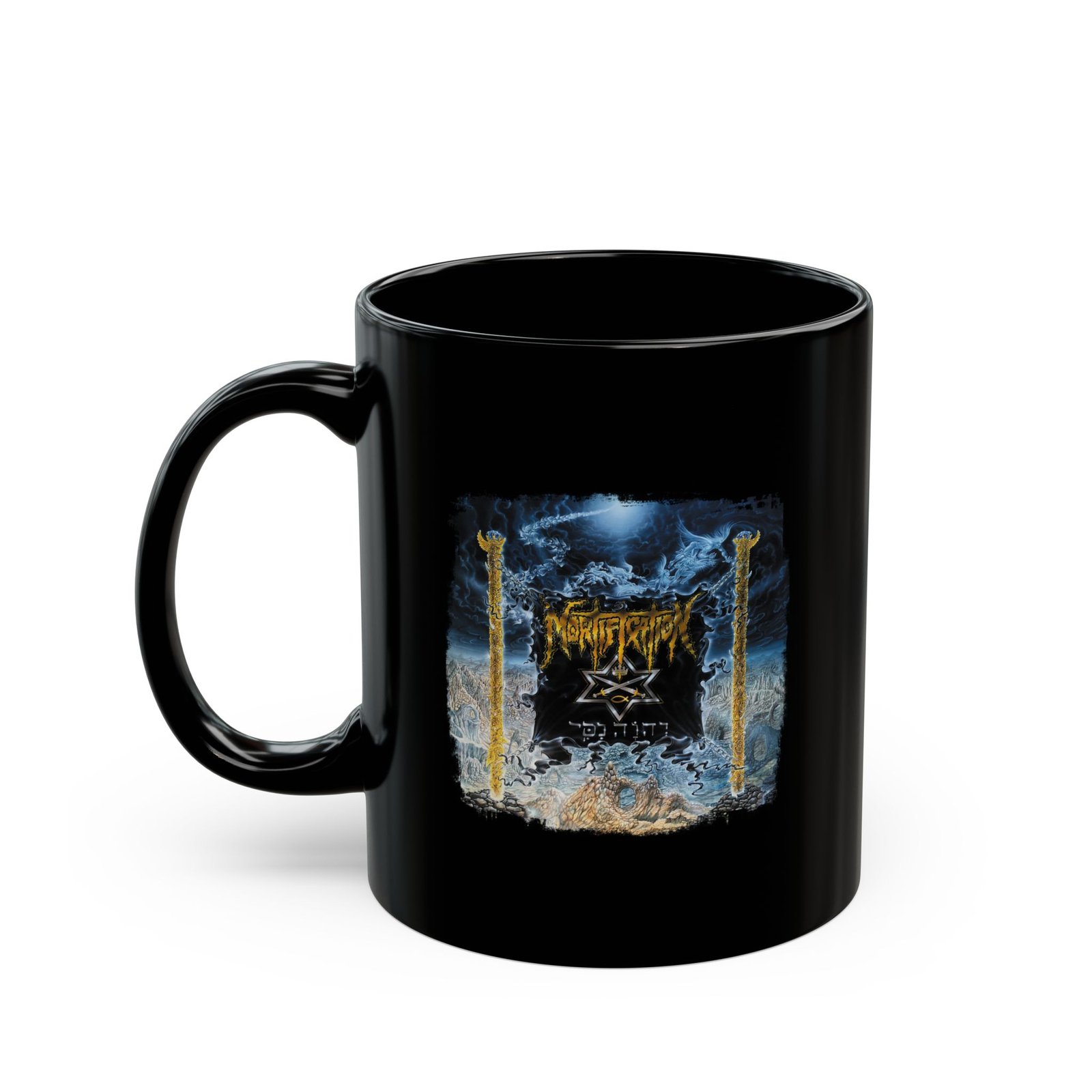 Mortification - Envision Evangelene 2 11oz Black Mugs