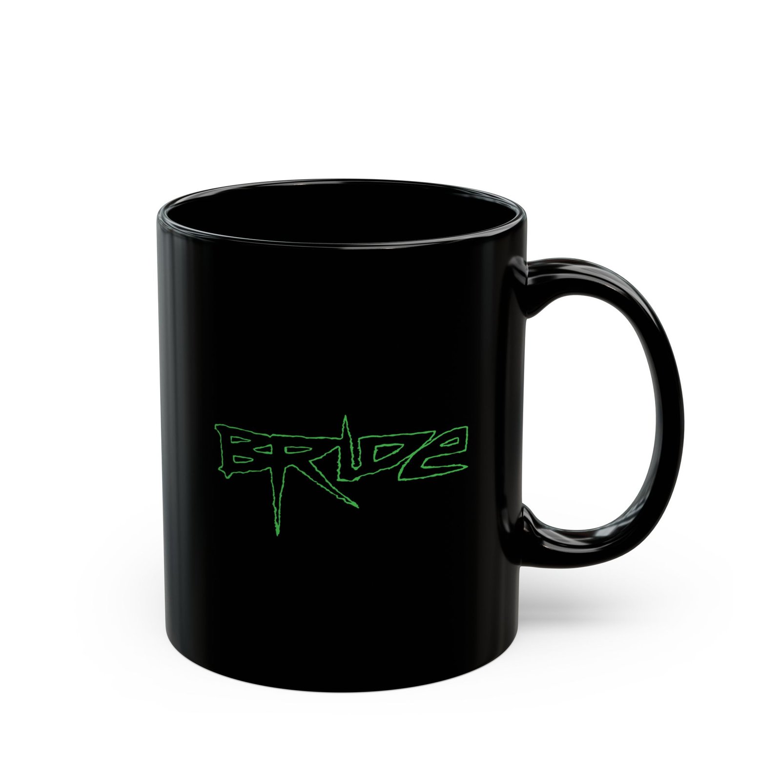 Bride - Kinetic Faith Logo 11oz Black Mugs - Image 3