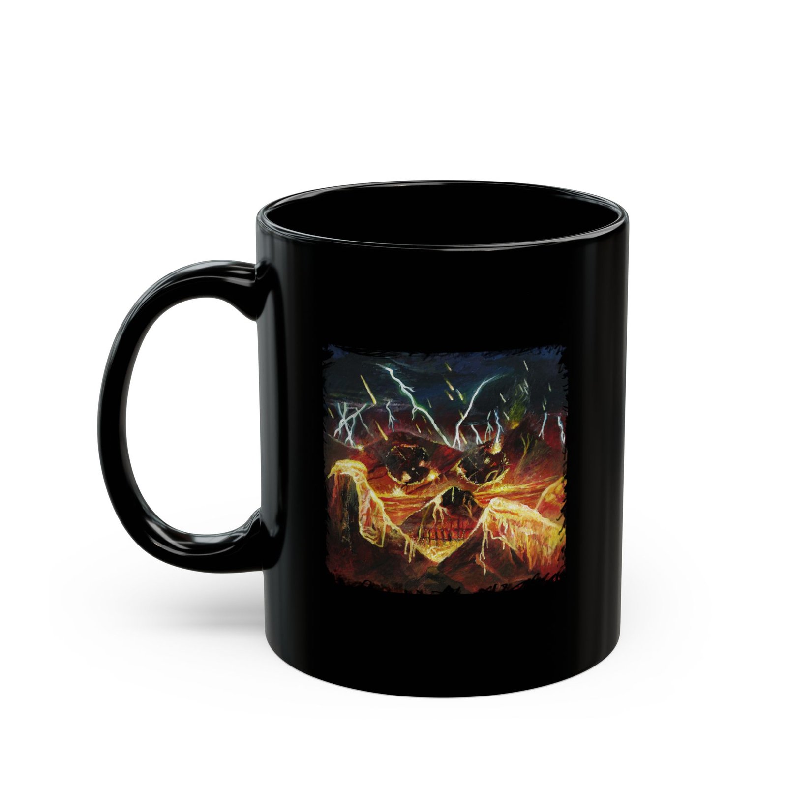The Art Of Ward Silverman - Apocalypse 11oz Black Mugs