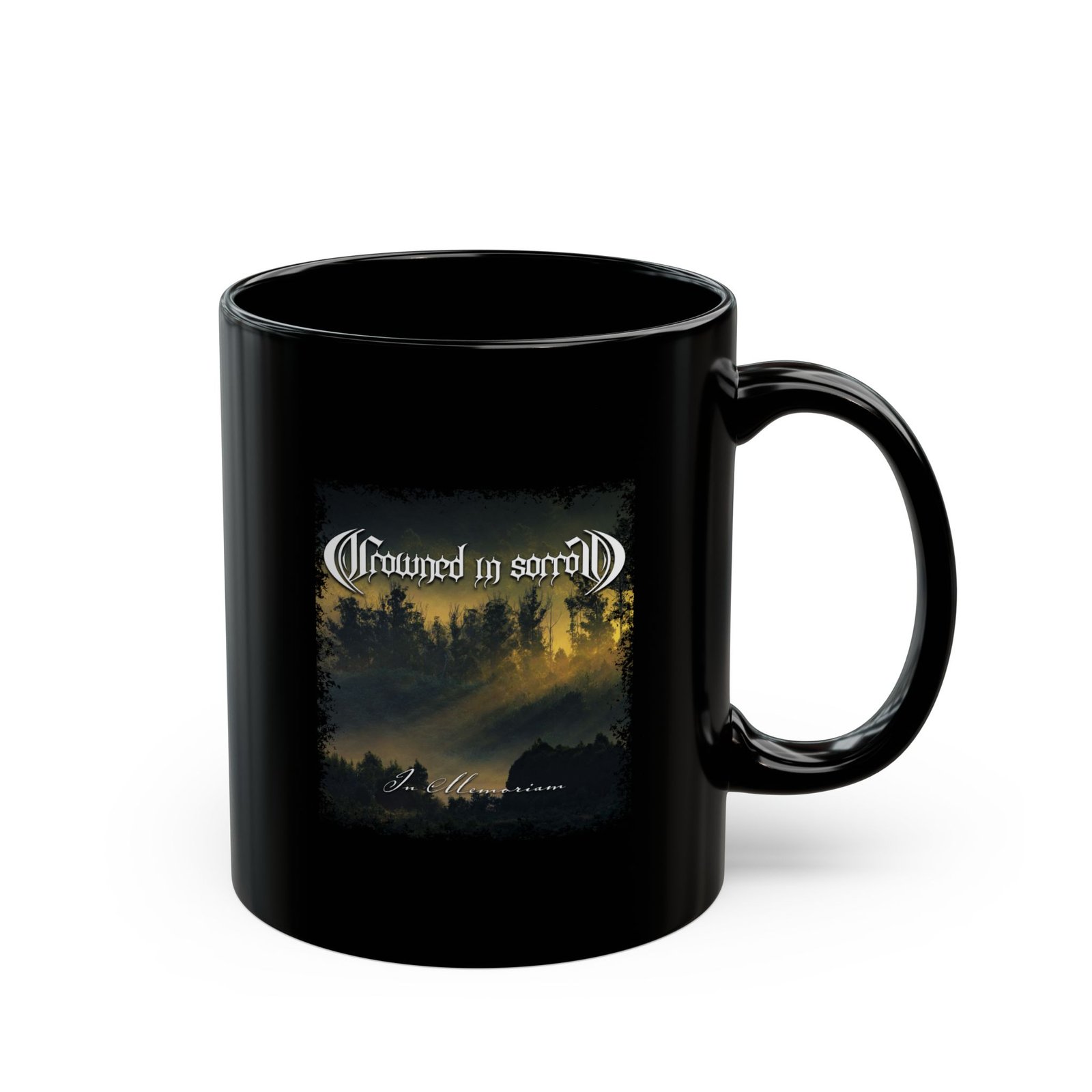 Crowned In Sorrow - In Memoriam 11oz Black Mugs