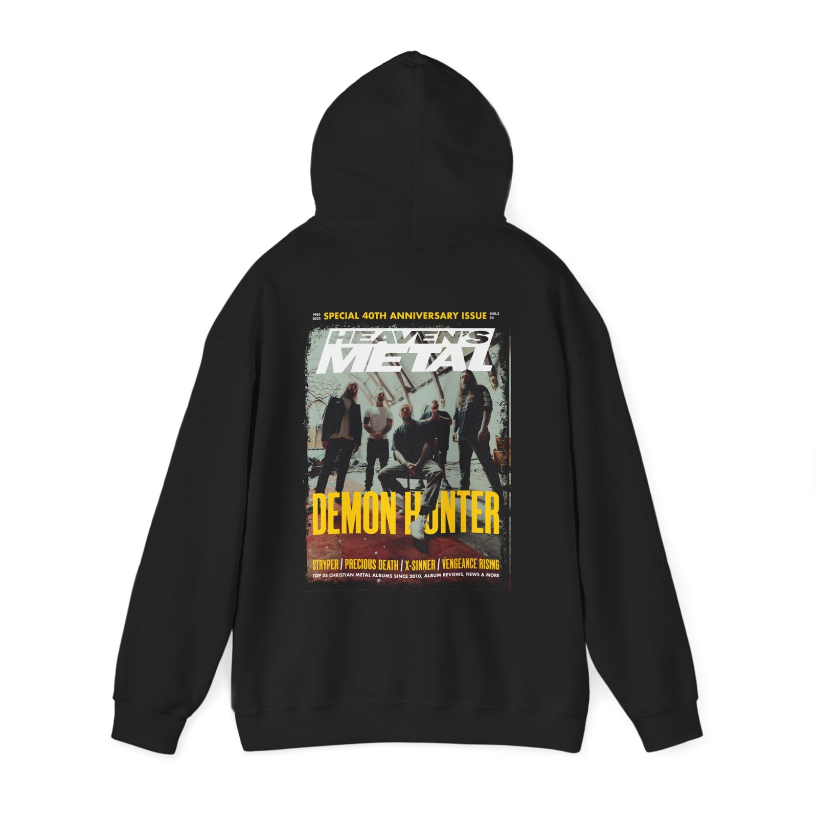 Heaven's Metal - Christmas Edition Pullover Hooded Sweatshirt (2-Sided) - Image 3