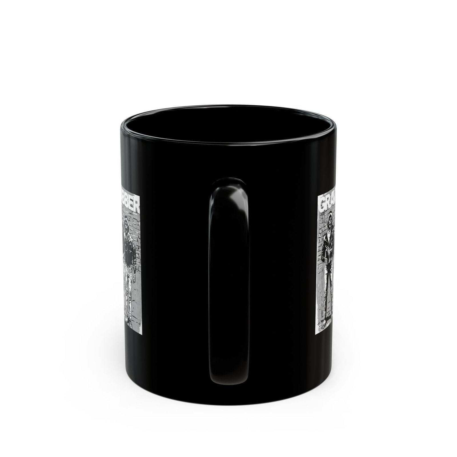 Grave Robber Ramones 11oz Black Mugs - Image 4