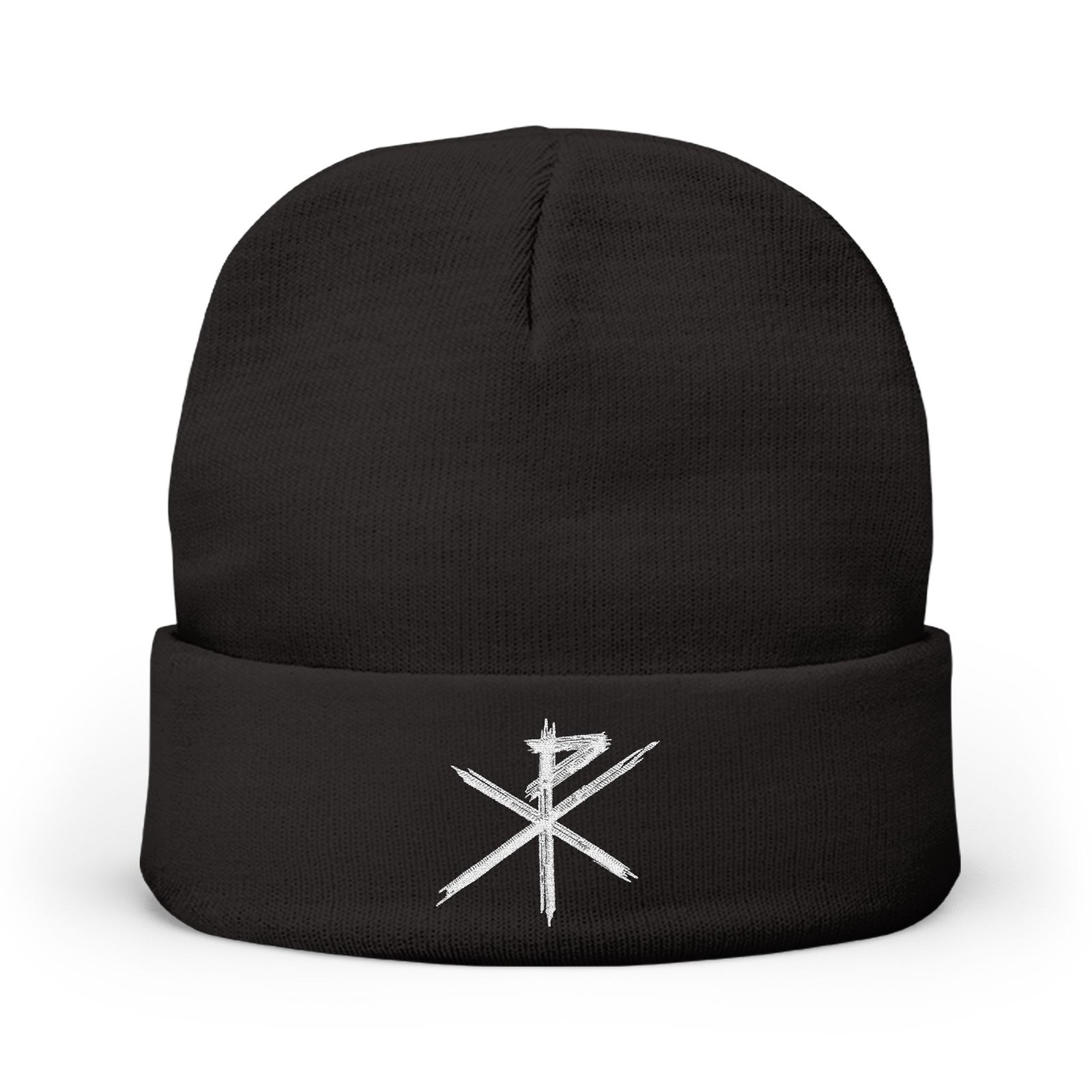 Disciple - Chi Ro Embroidered Knit Beanie