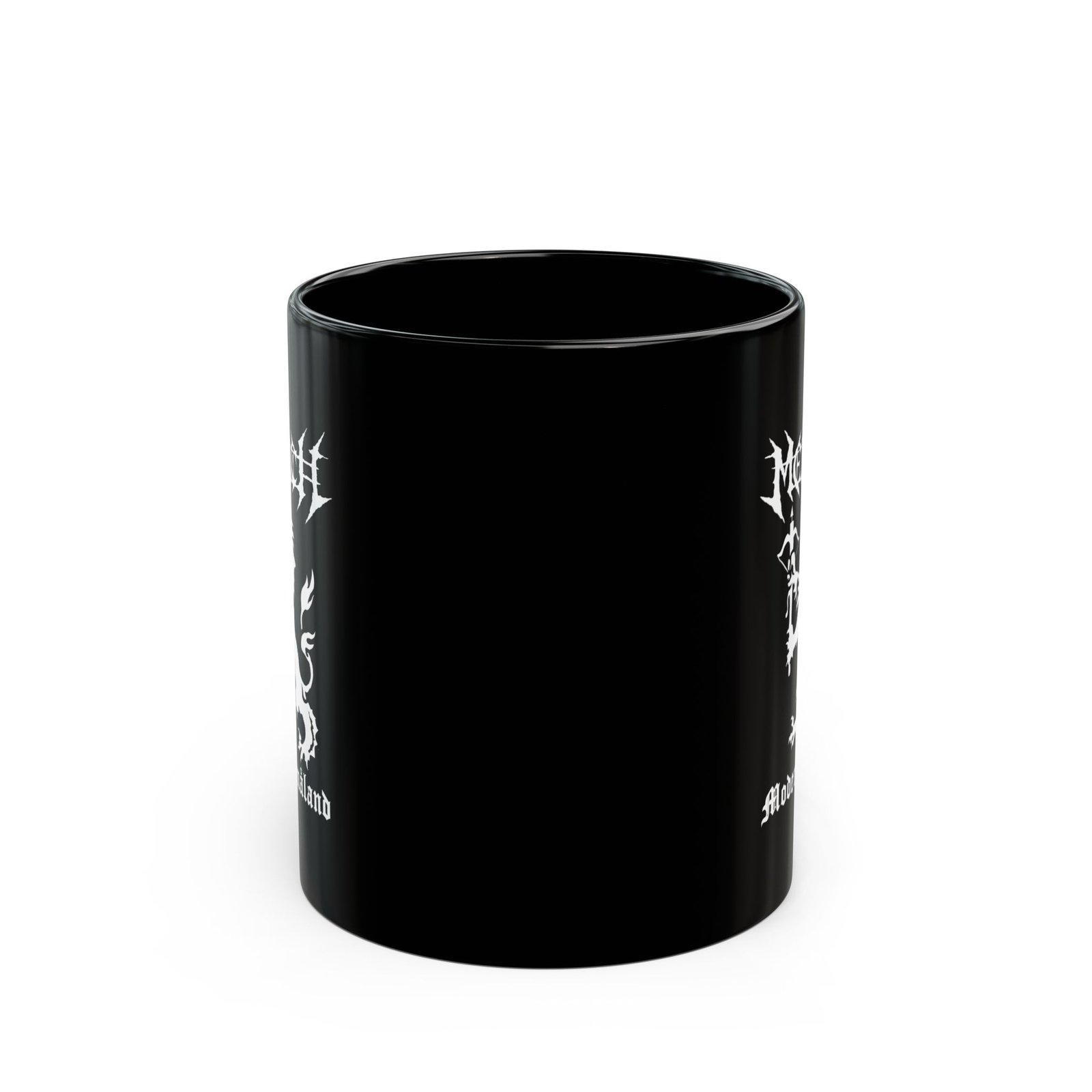 Melech - Moder Småland 11oz Black Mugs - Image 2