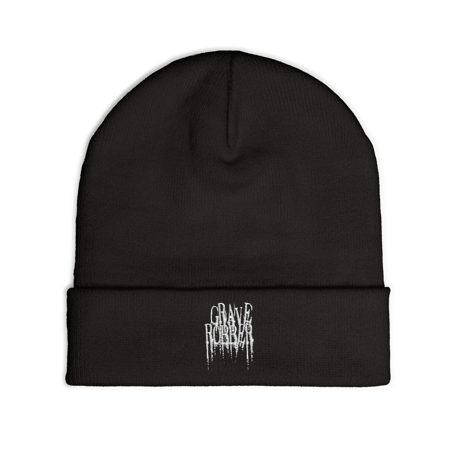 Grave Robber Logo Embroidered Knit Beanie - Image 3