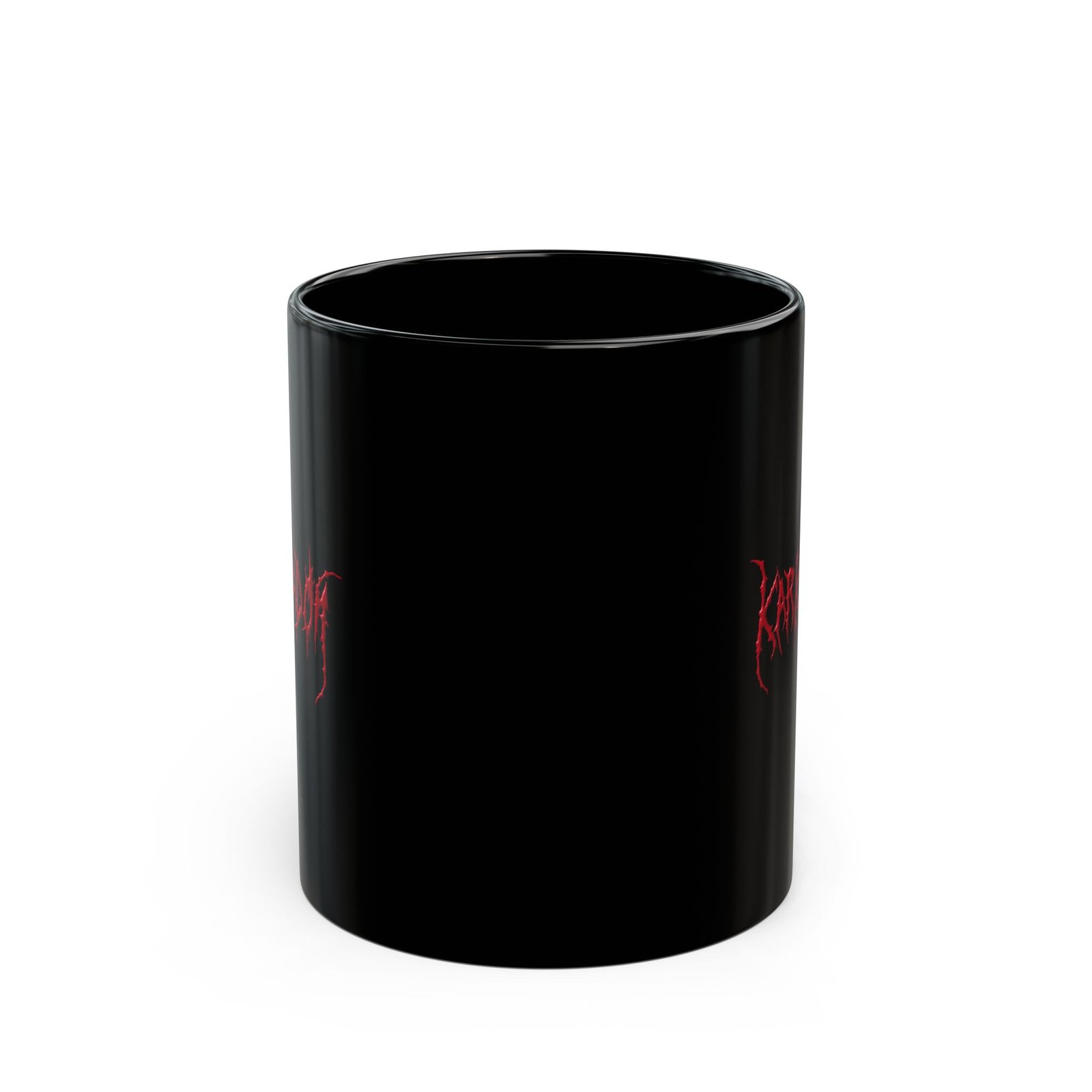 KarkaradoN Blood Logo 11oz Black Mugs - Image 2