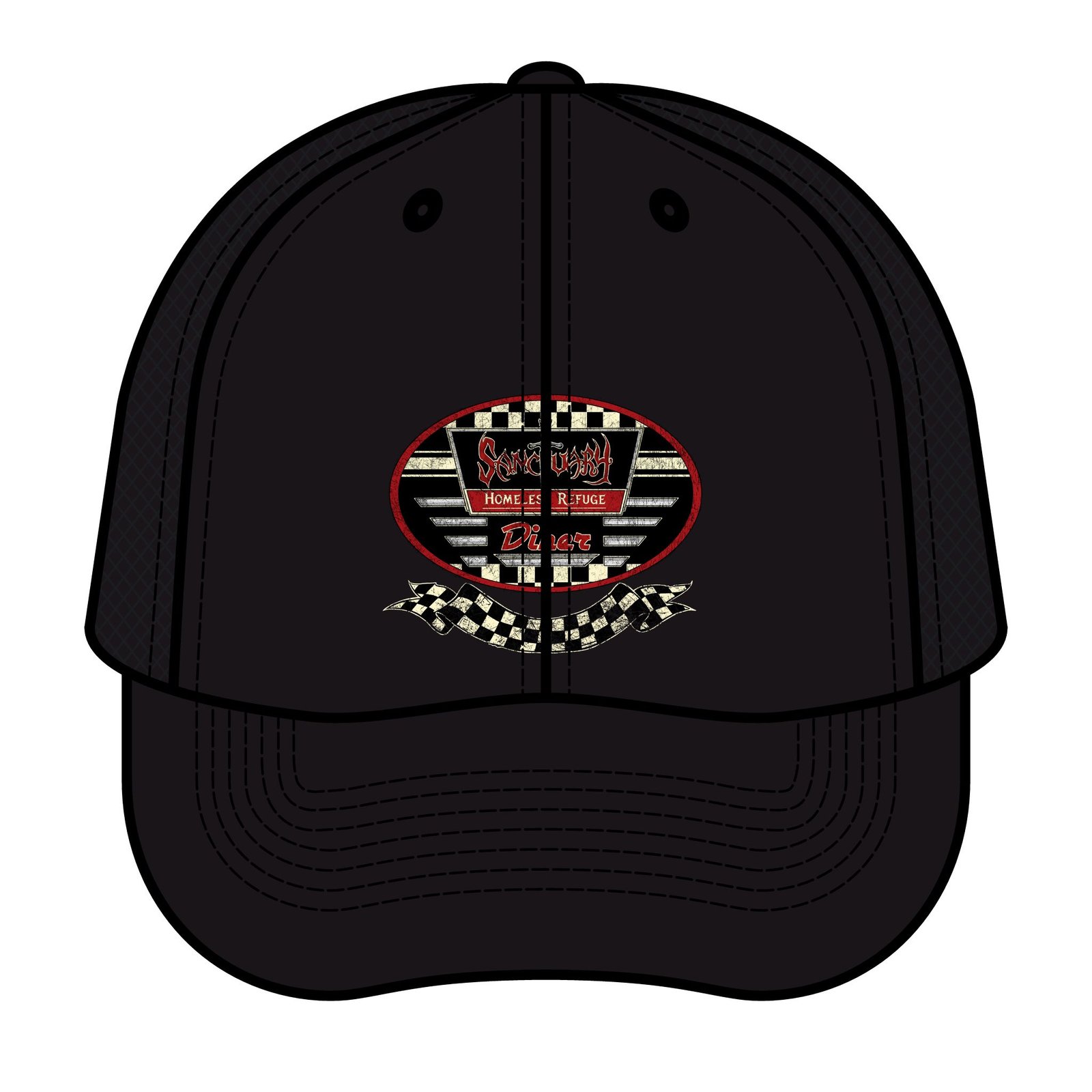 Sanctuary International - Sanctuary Diner Printed Trucker Retro Hat
