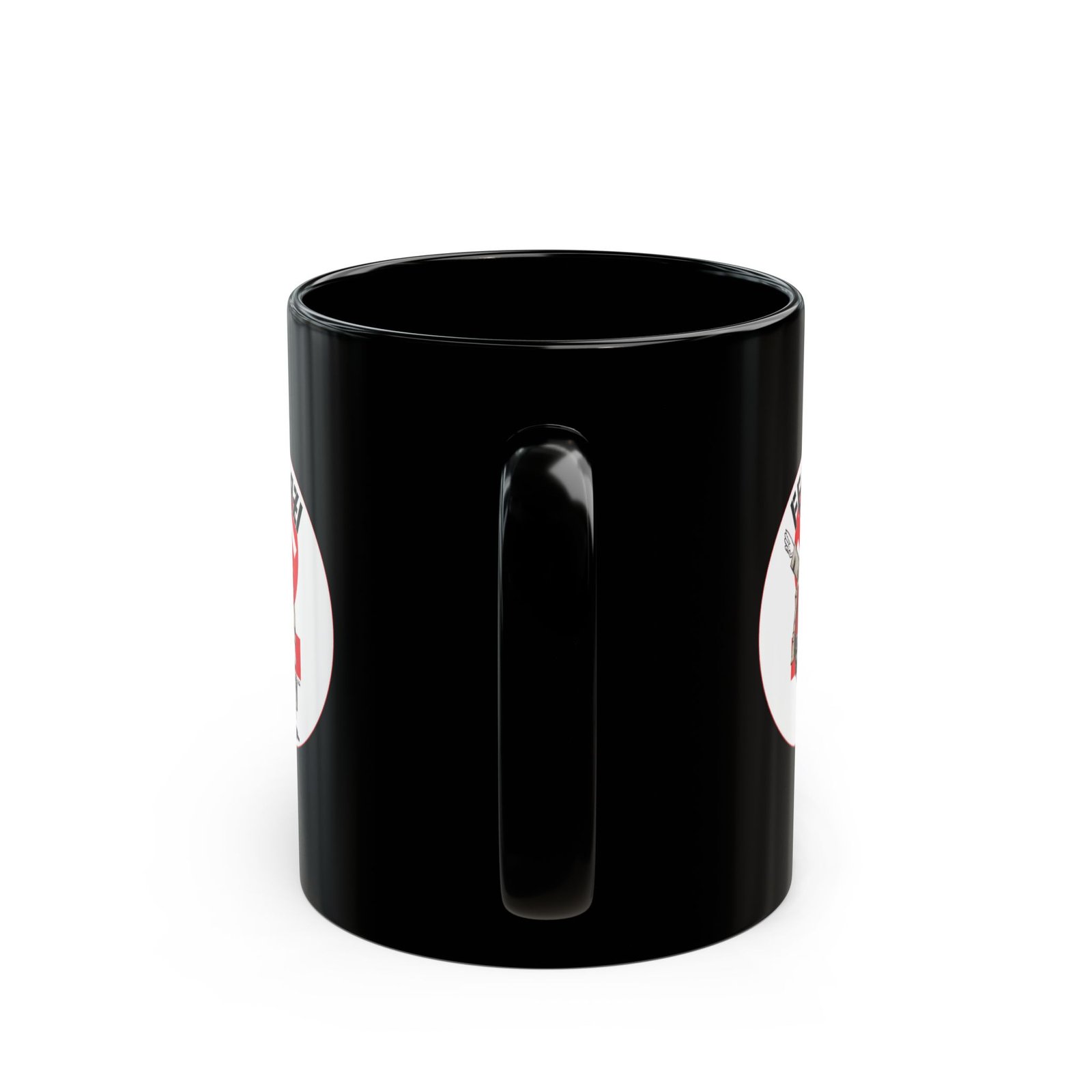 Lust Control - Feminazi 11oz Black Mugs - Image 4