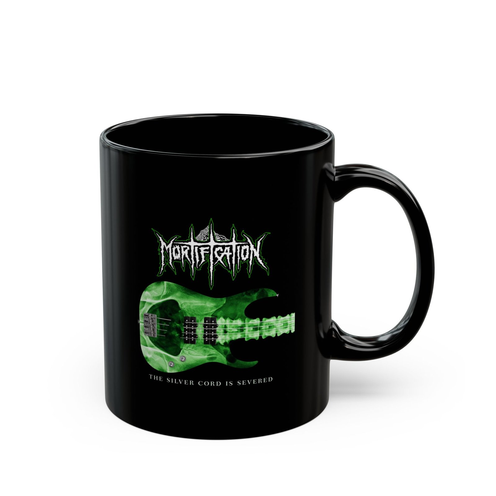 Mortification - The Silver Cord Is Severed 11oz Black Mugs - Image 3