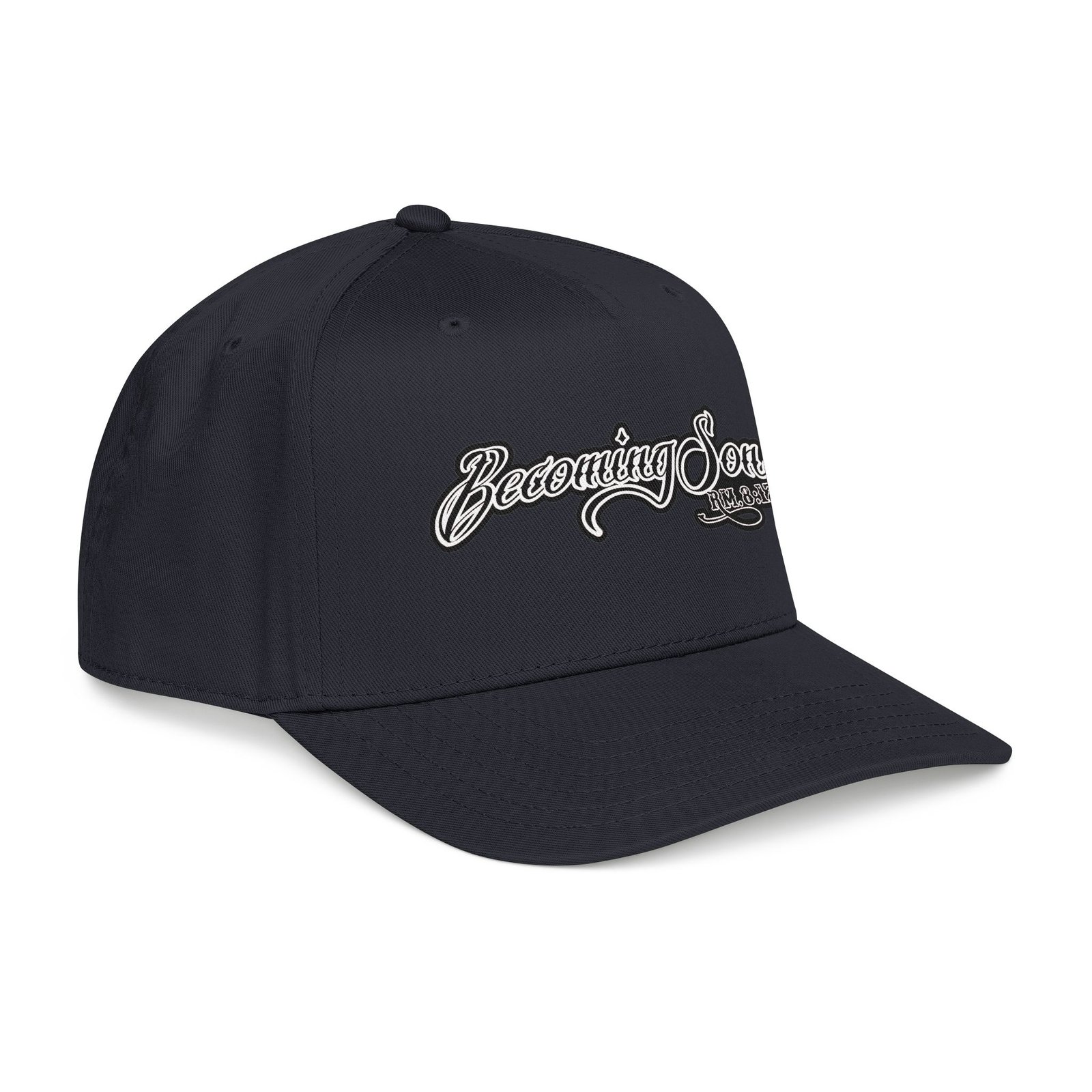 Becoming Sons Logo Printed Mid Profile Baseball Cap - Image 2