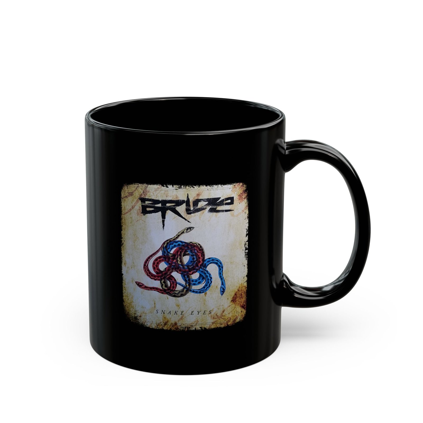 Bride - Snake Eyes 11oz Black Mugs - Image 3