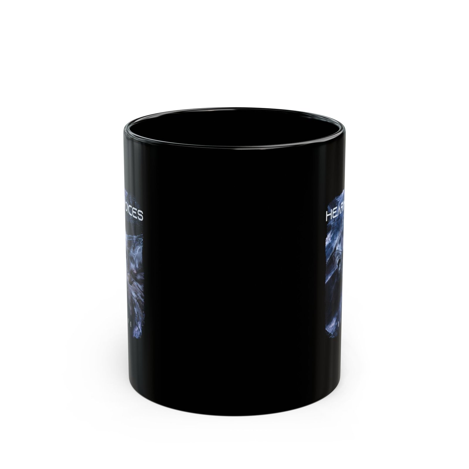 Hearing Voices - Bipolar 11oz Black Mugs - Image 2