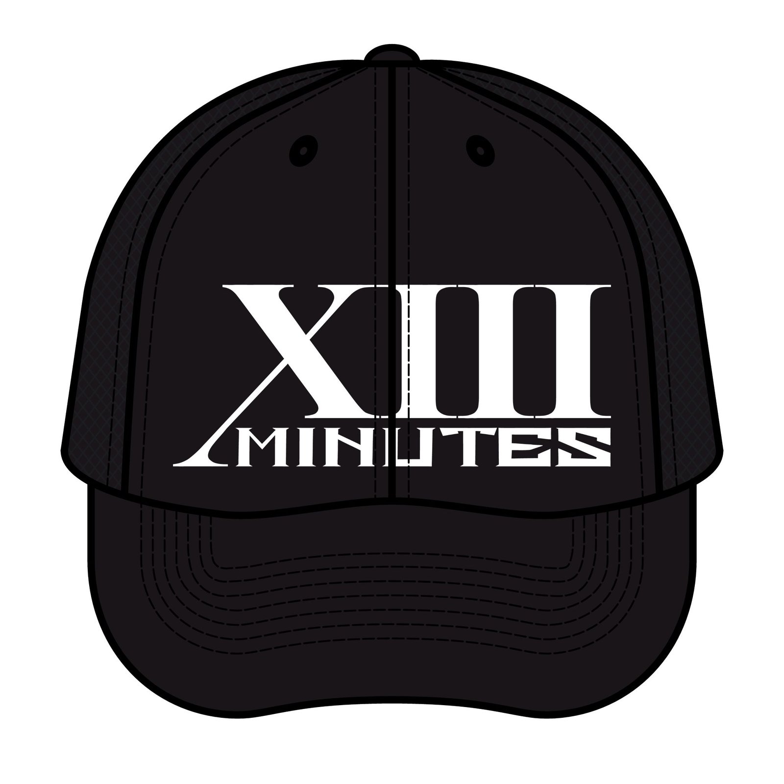 XIII Minutes Logo Printed Trucker Retro Hat