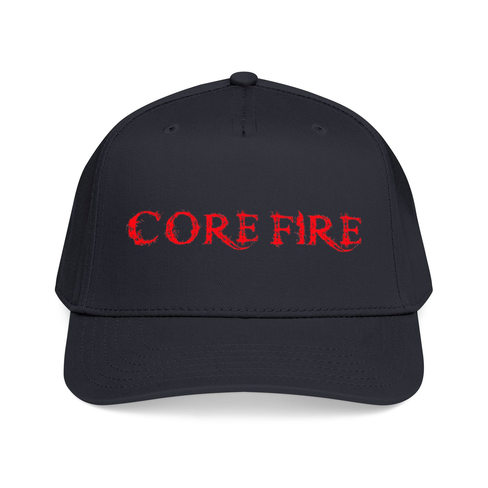 Core Fire Logo Printed Mid Profile Baseball Cap
