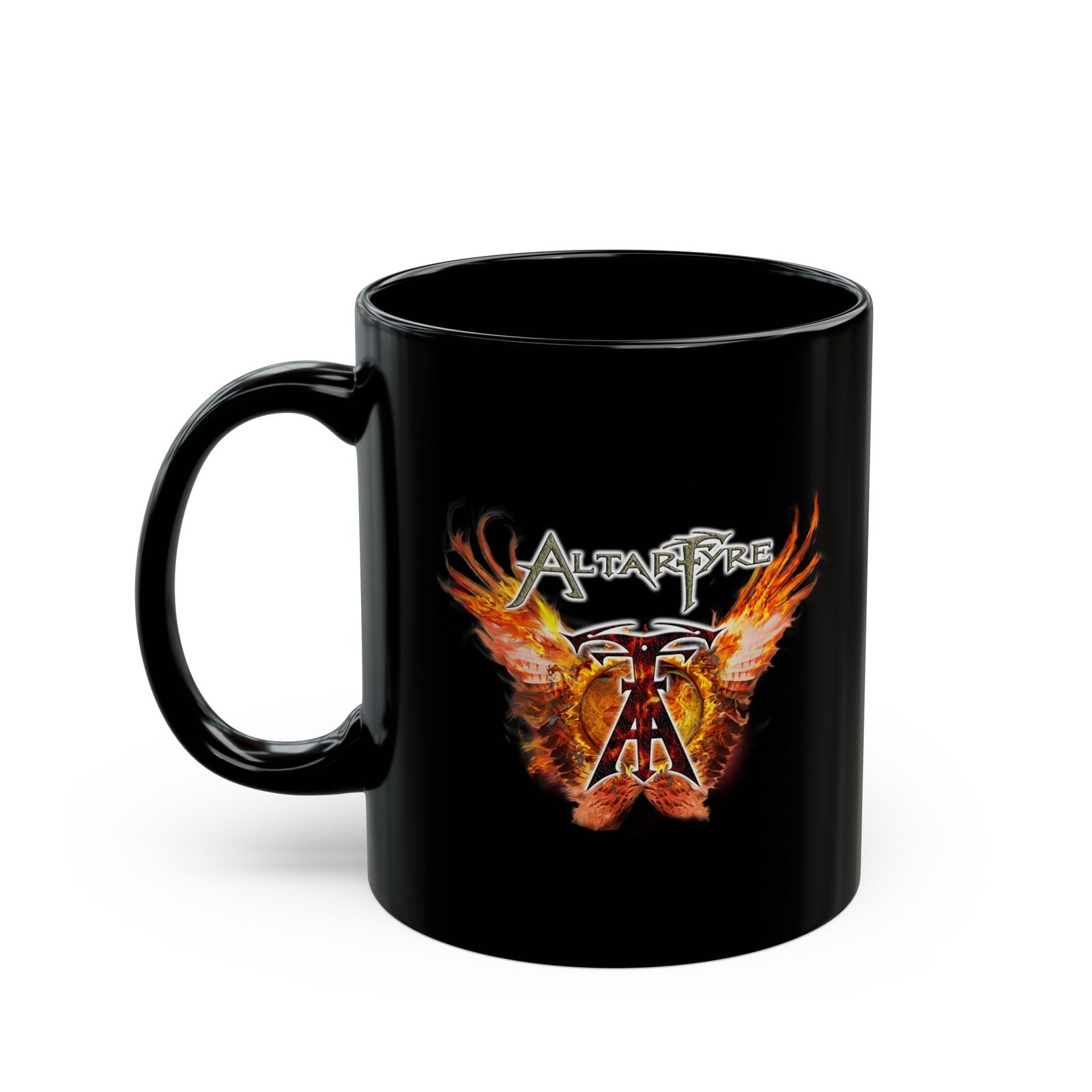 Altarfyre Fire Logo Version 2 11oz Black mug