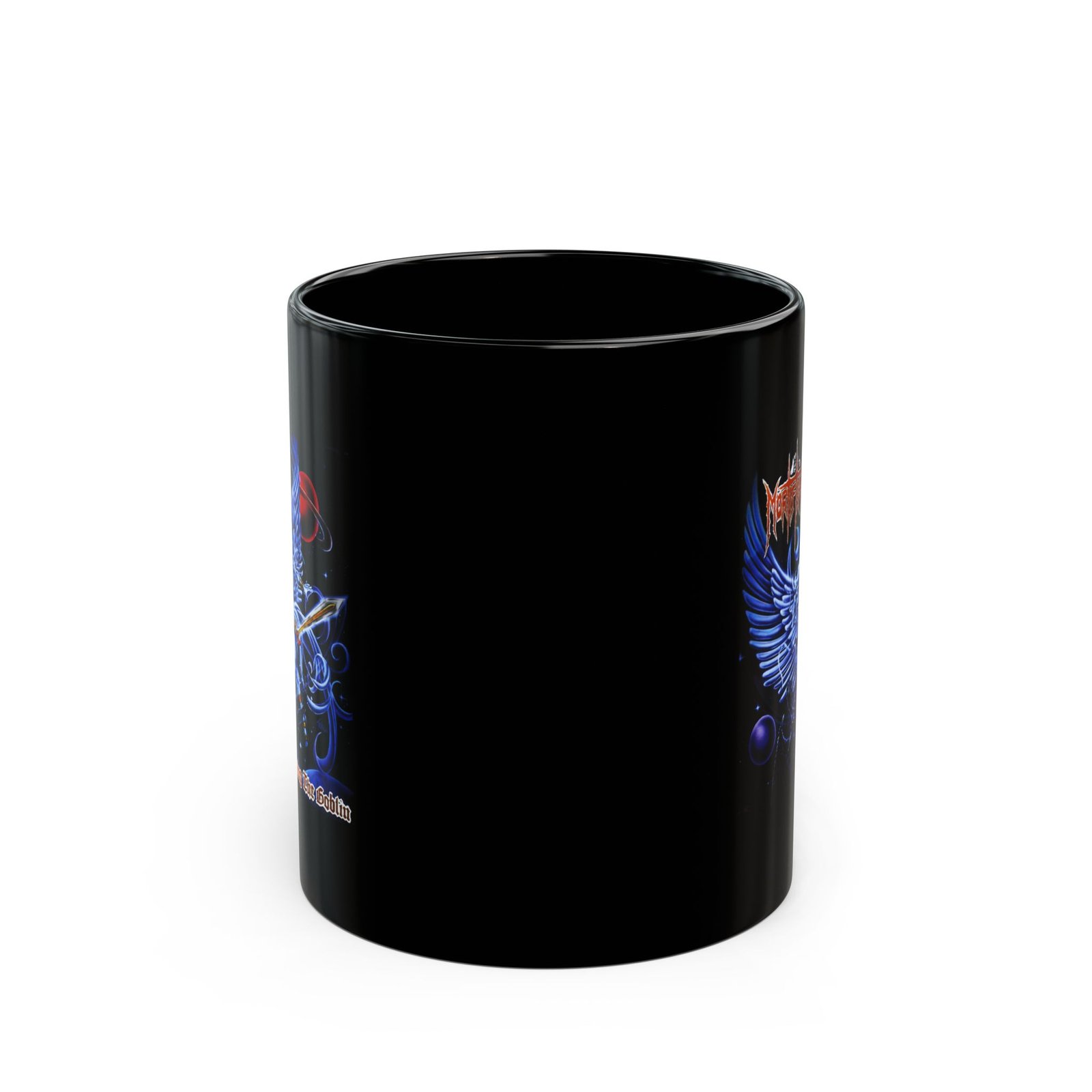 Mortification - Erasing The Goblin Celestial Version 11oz Black Mugs - Image 2