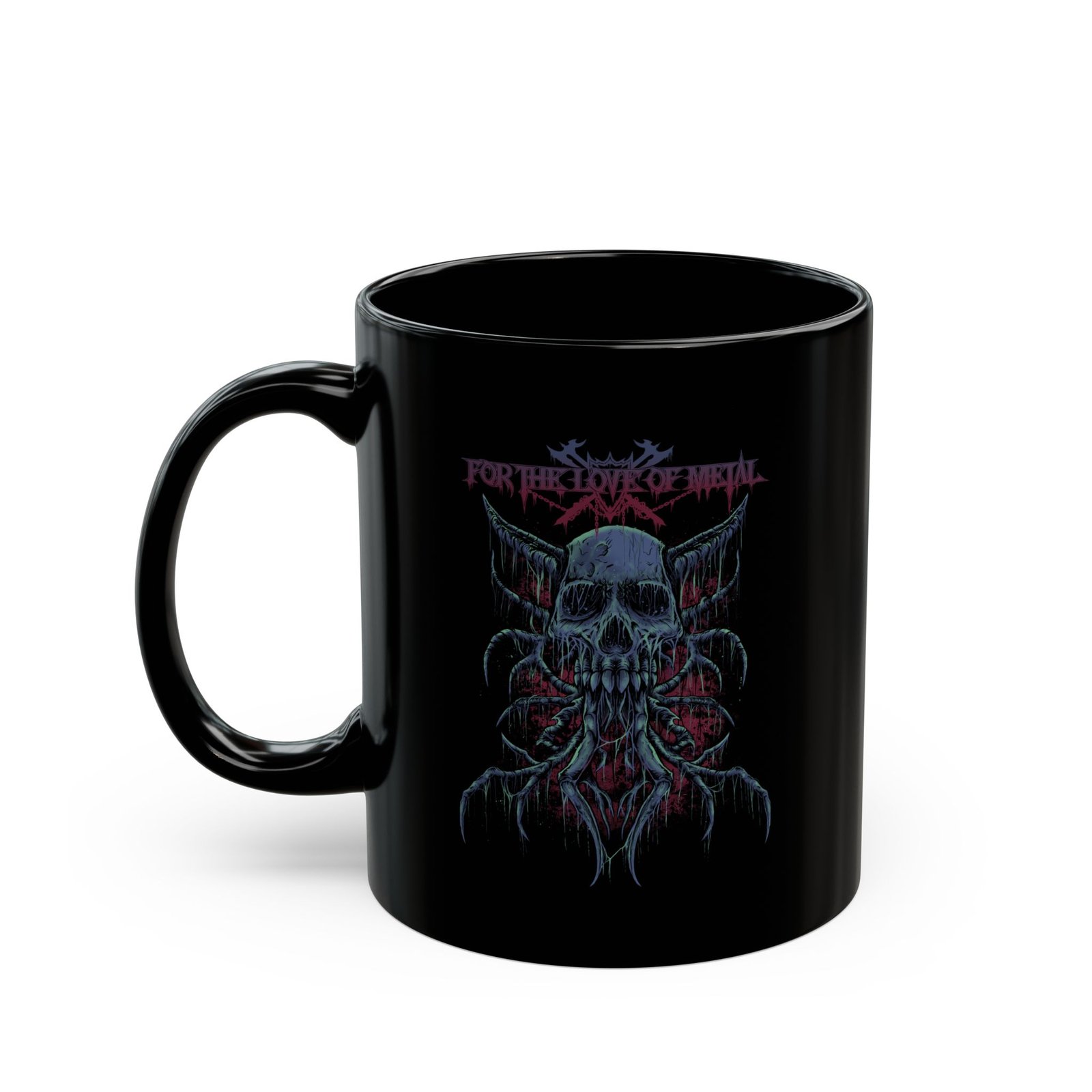 For The Love Of Metal - Nightmare 11oz Black Mugs