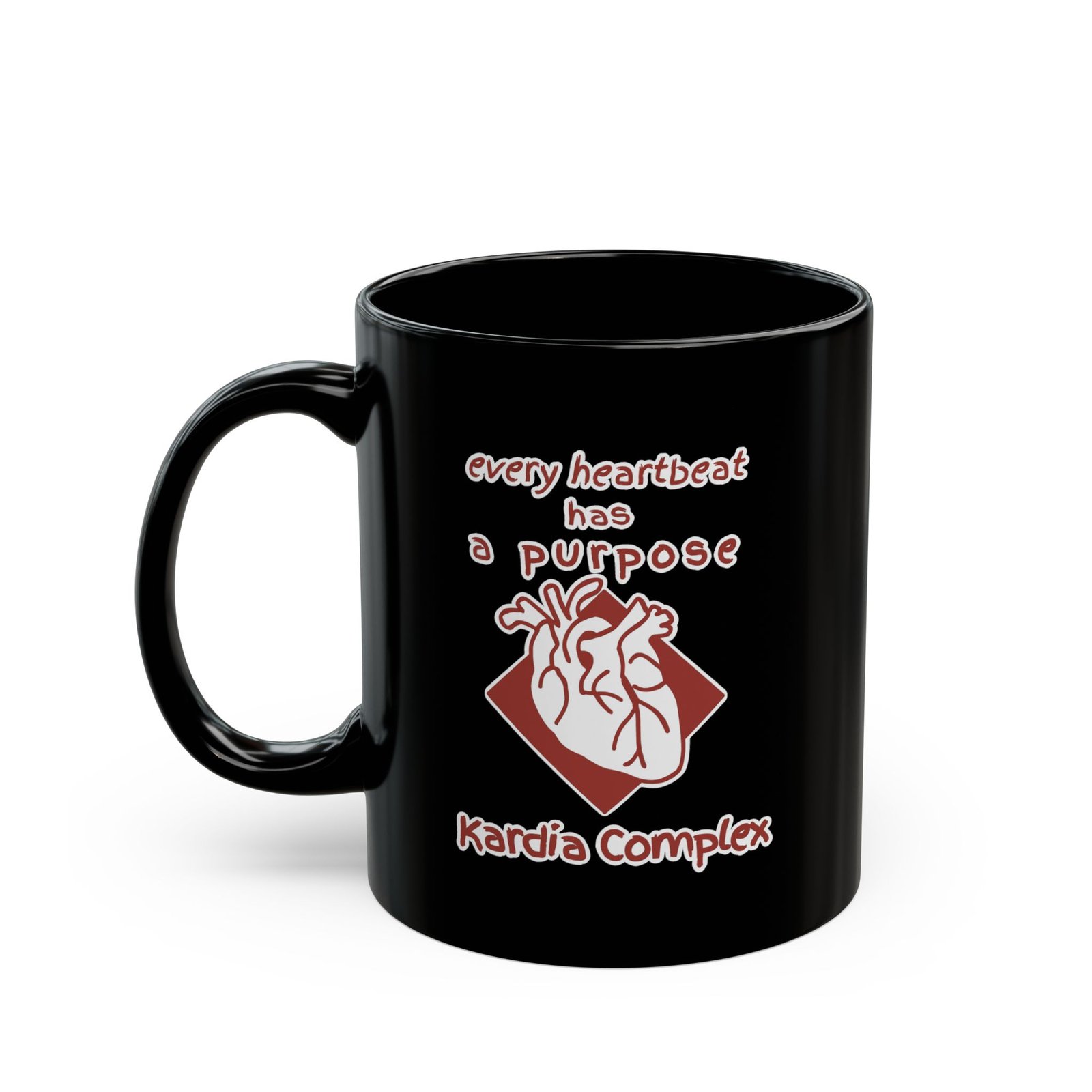 Kardia Complex - Every Heartbeat 11oz Black Mugs