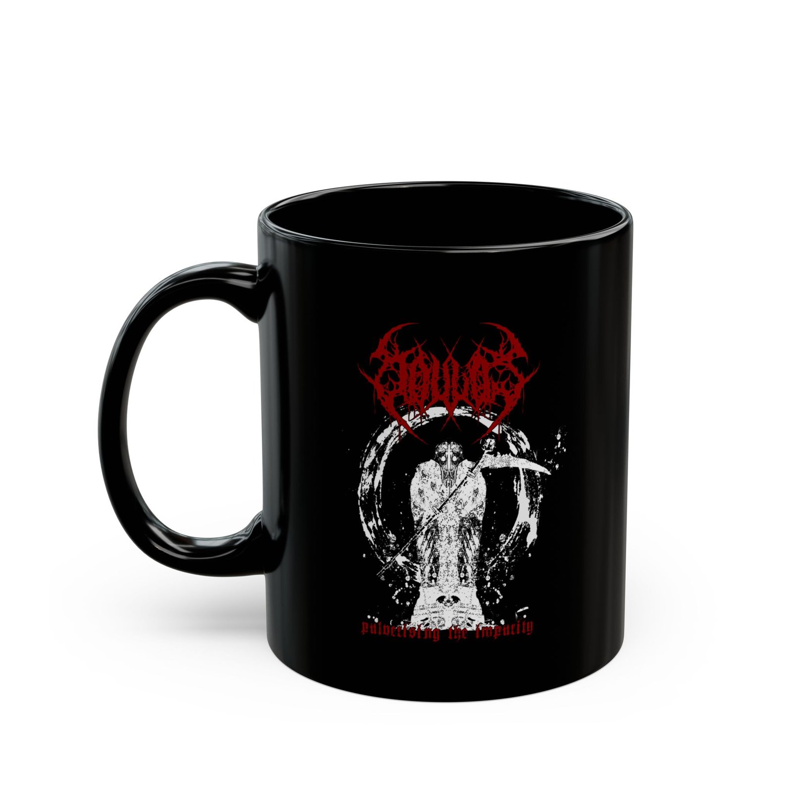 Doulos - Pulverizing The Impurity 11oz Black Mugs