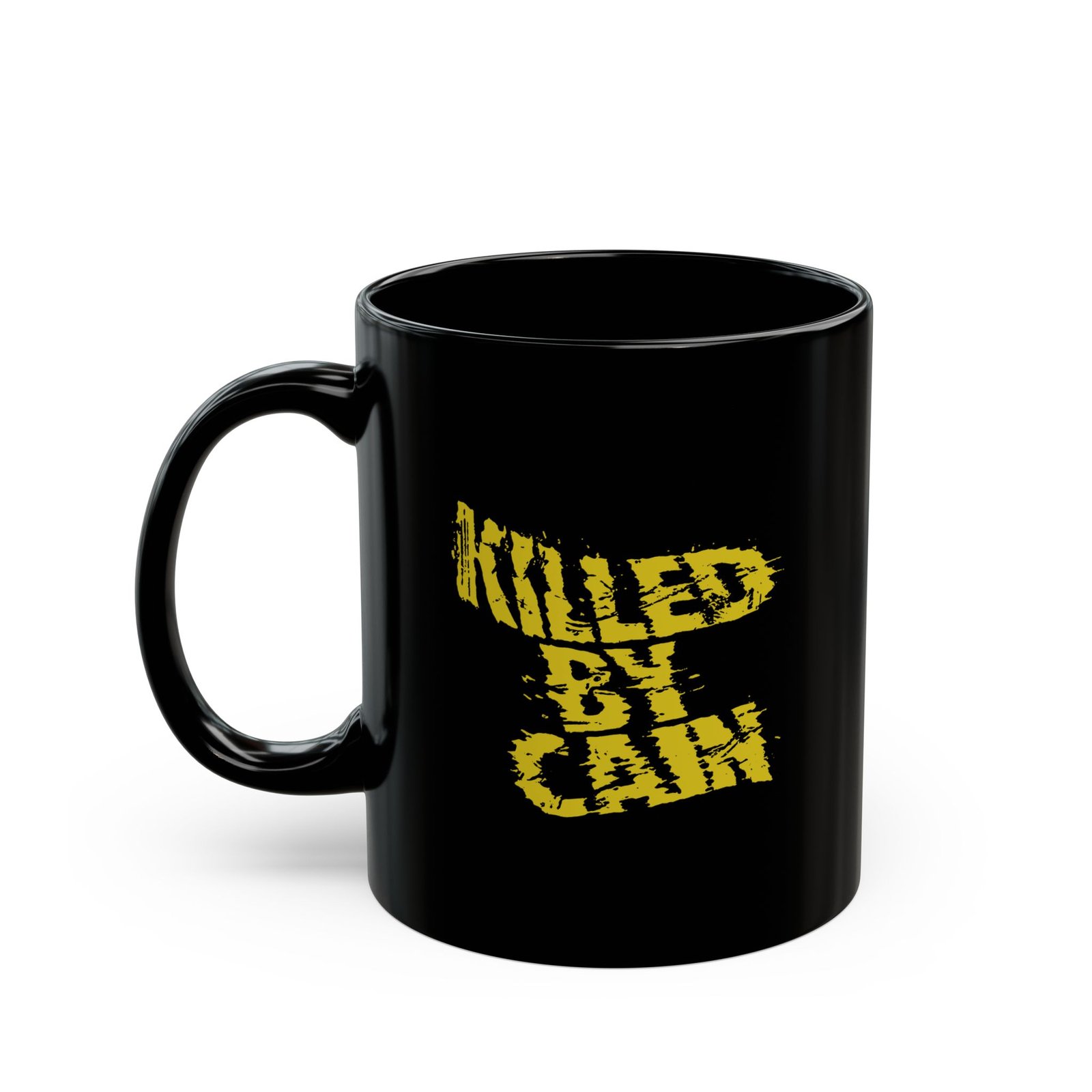 Killed By Cain Logo 11oz Black Mugs