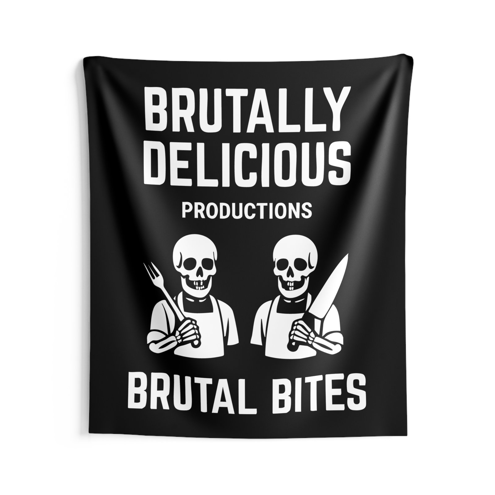 Brutally Delicious Productions - Brutal Bites Indoor Wall Tapestries