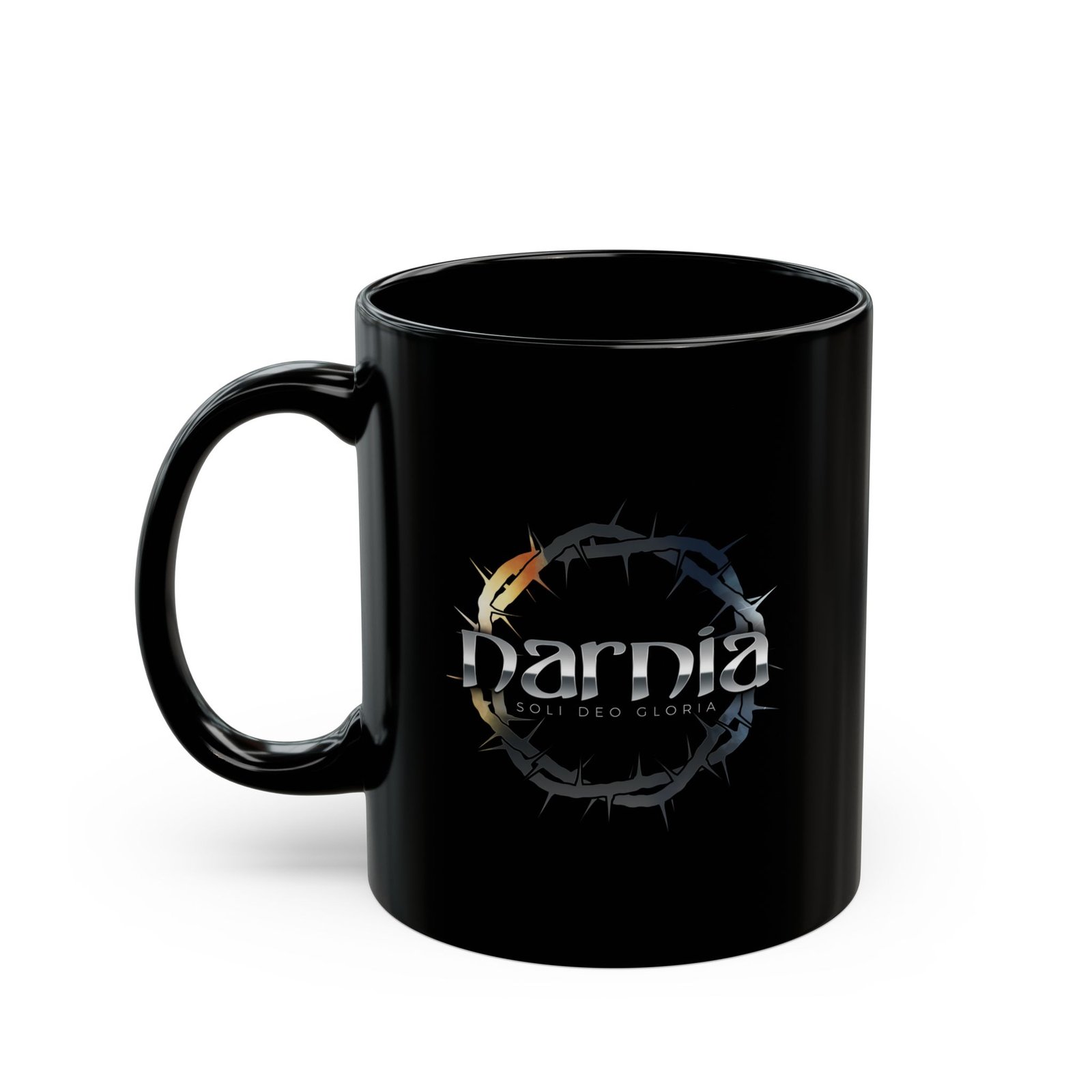 Narnia - Soli Deo Gloria 11oz Black Mugs