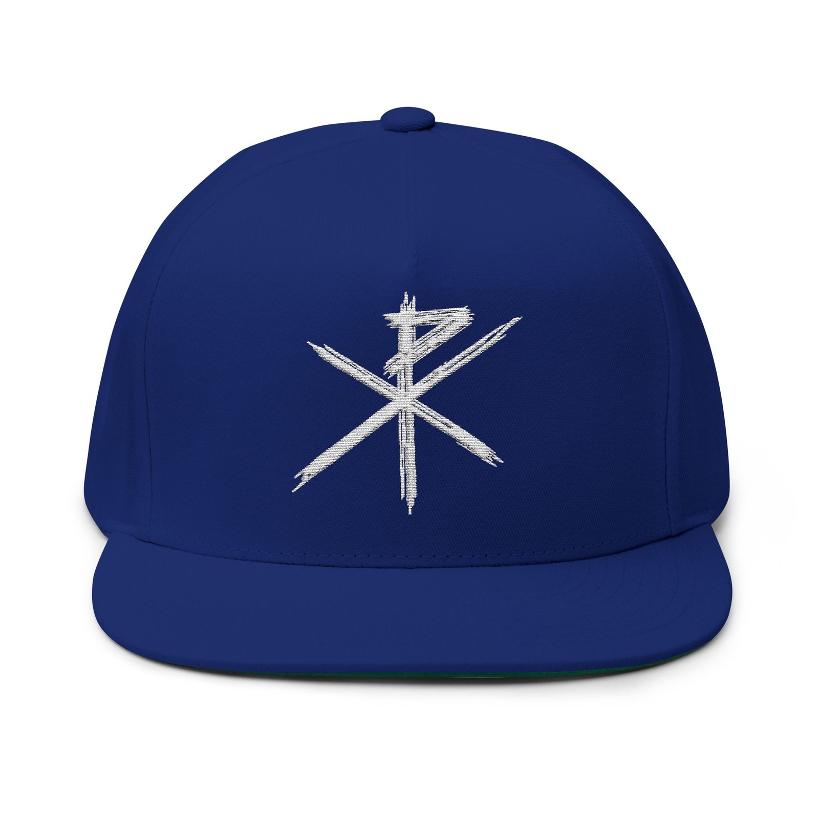 Disciple - Chi Ro Embroidered Flat Bill Cap