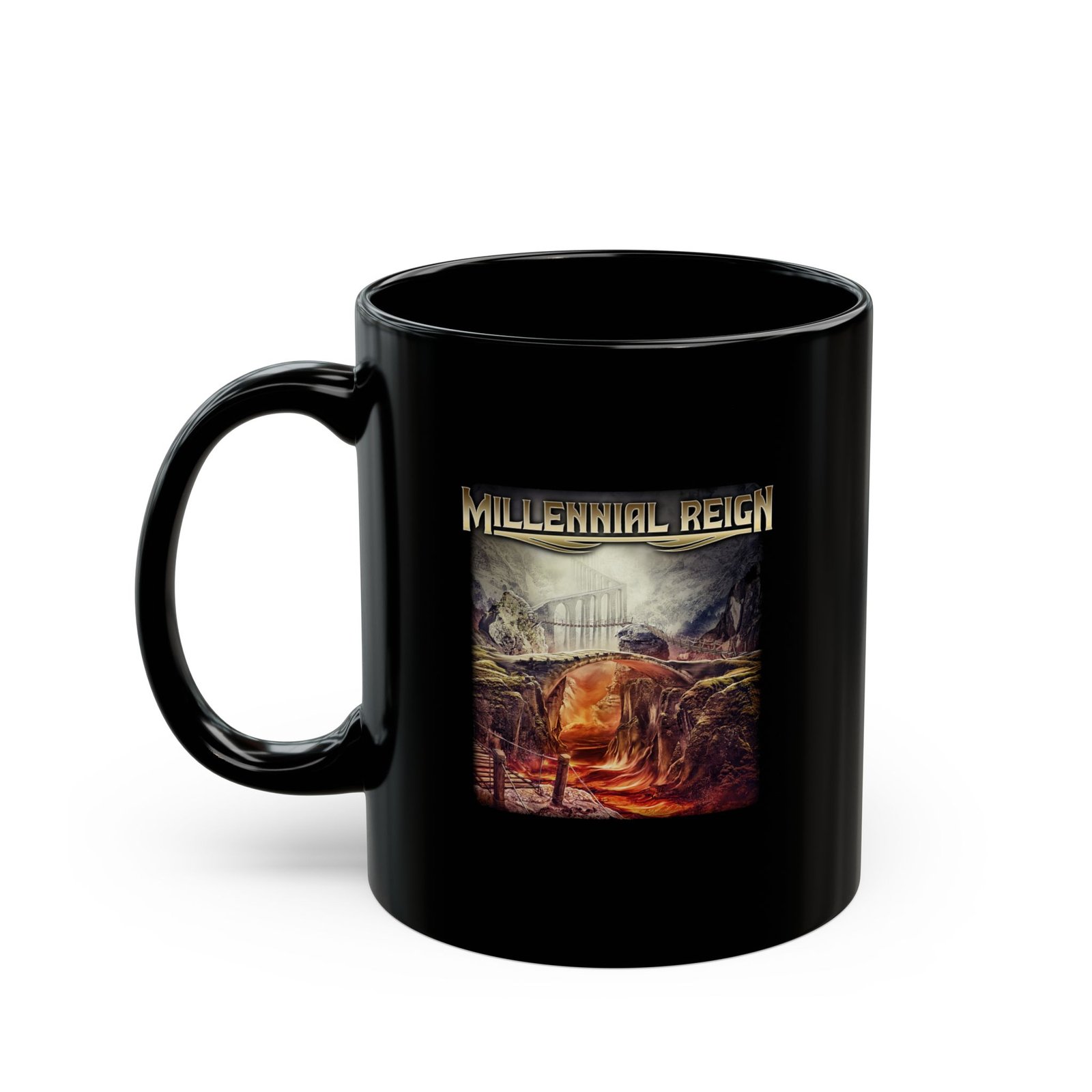 Millennial Reign - The Great Divide 11oz Black Mugs