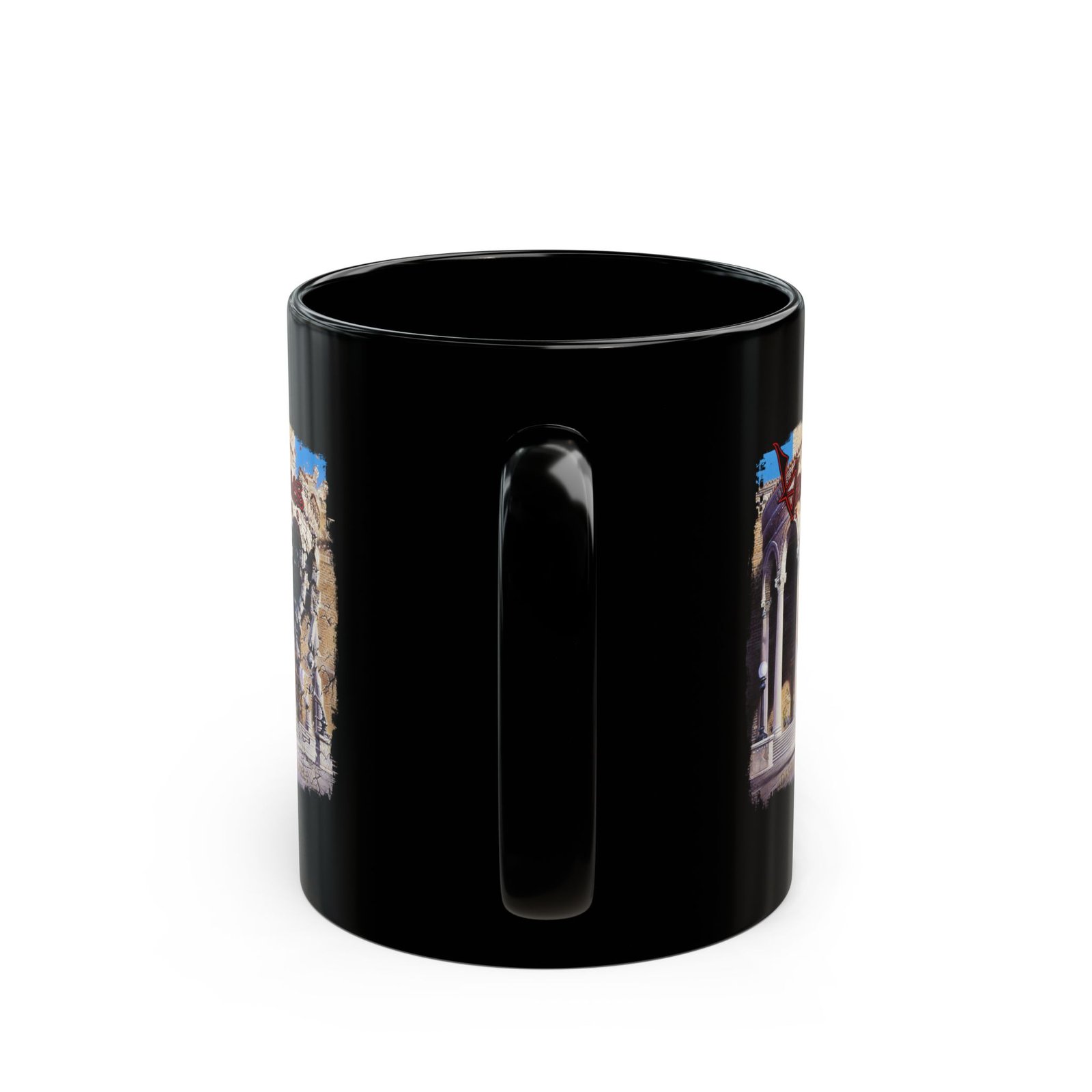 Vengeance Rising - Destruction Comes 11oz Black Mugs - Image 4