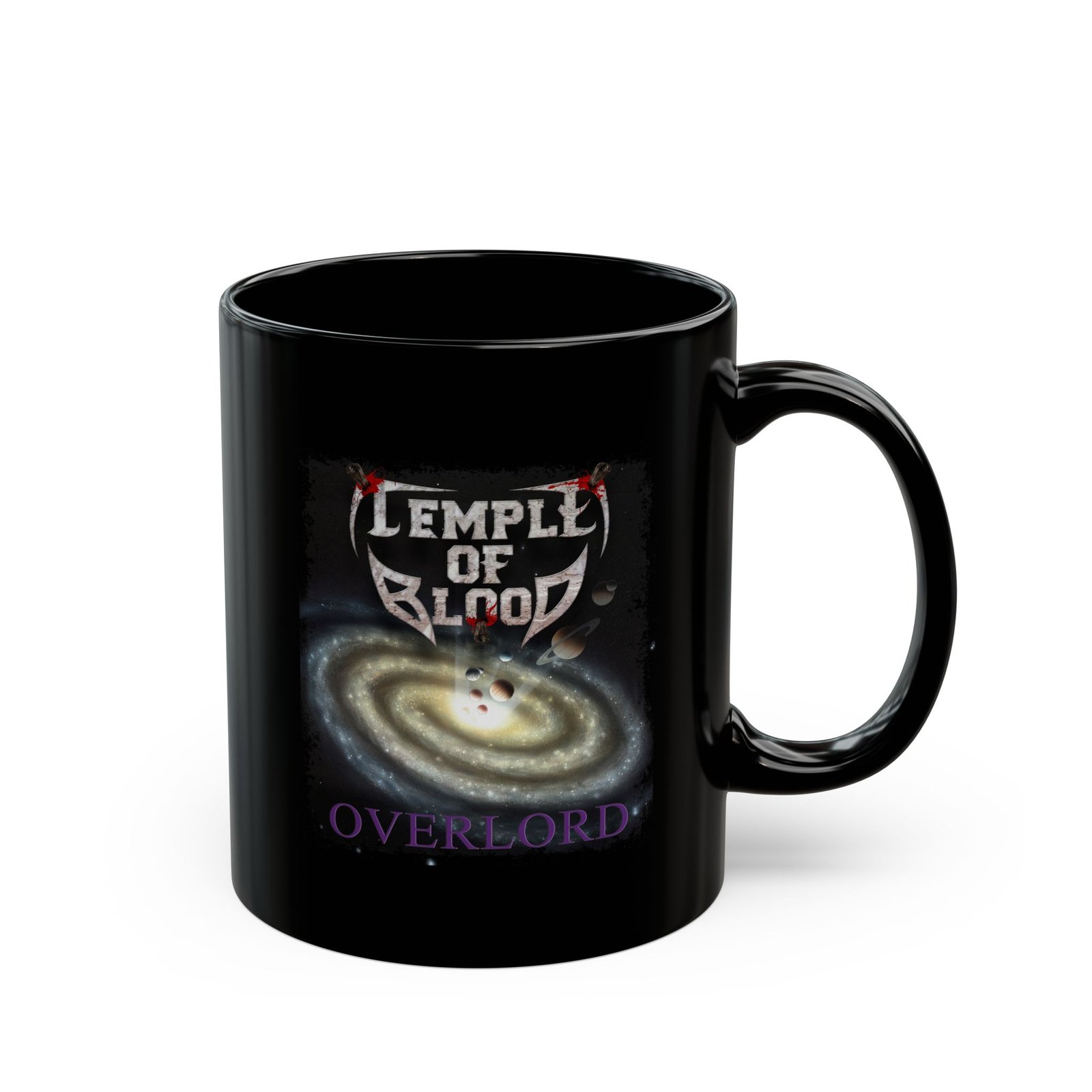 Temple Of Blood - Overlord 11oz Black Mugs - Image 3