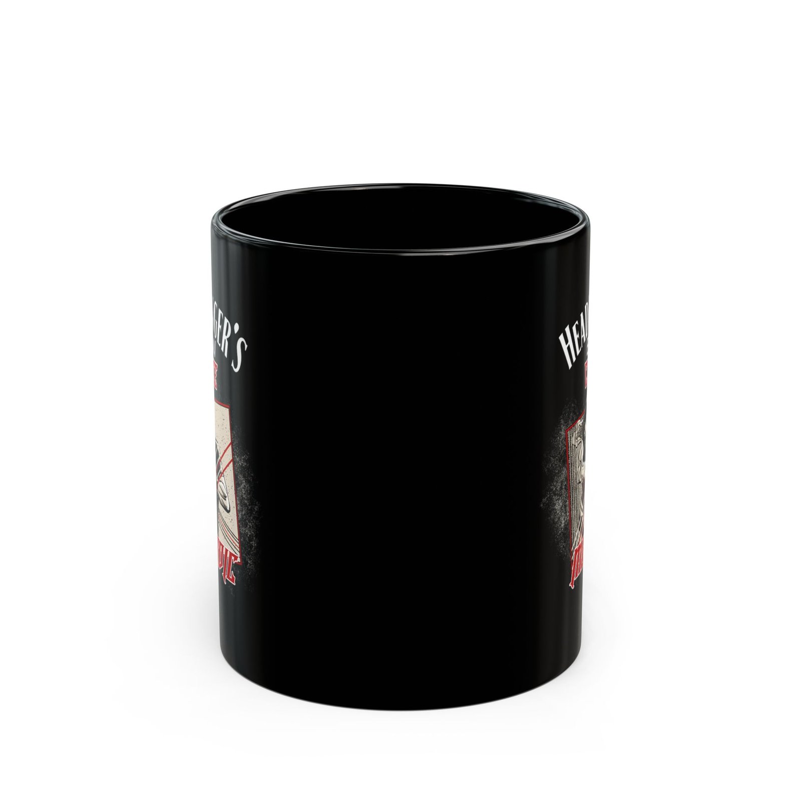 Headbanger's Brew - Melodic 11oz Black Mugs - Image 2