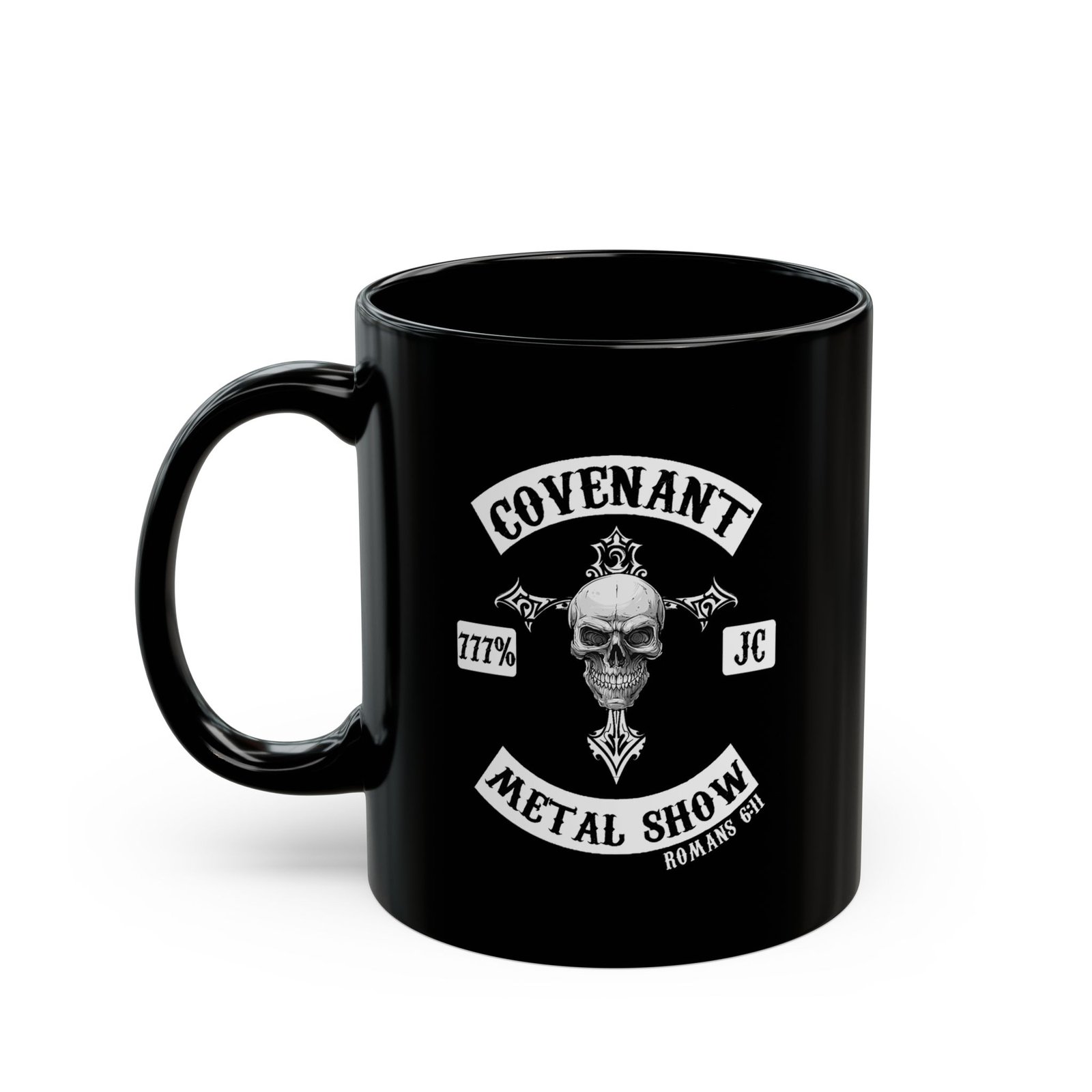 The Covenant Metal Show New Logo 11oz Black Mugs