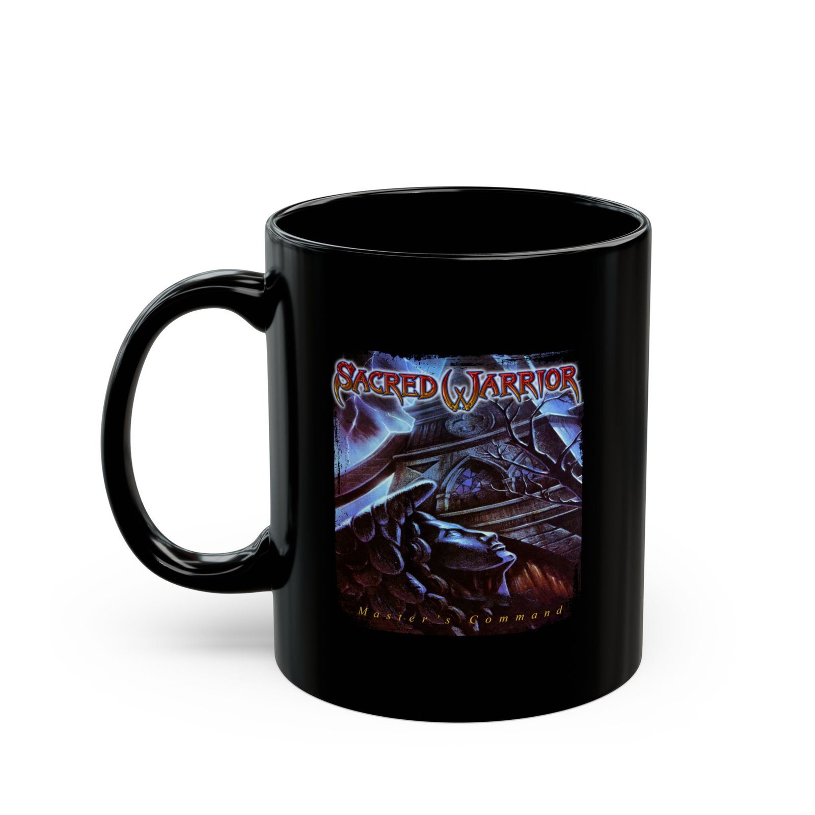 Sacred Warrior - Master's Command 11oz Black Mugs