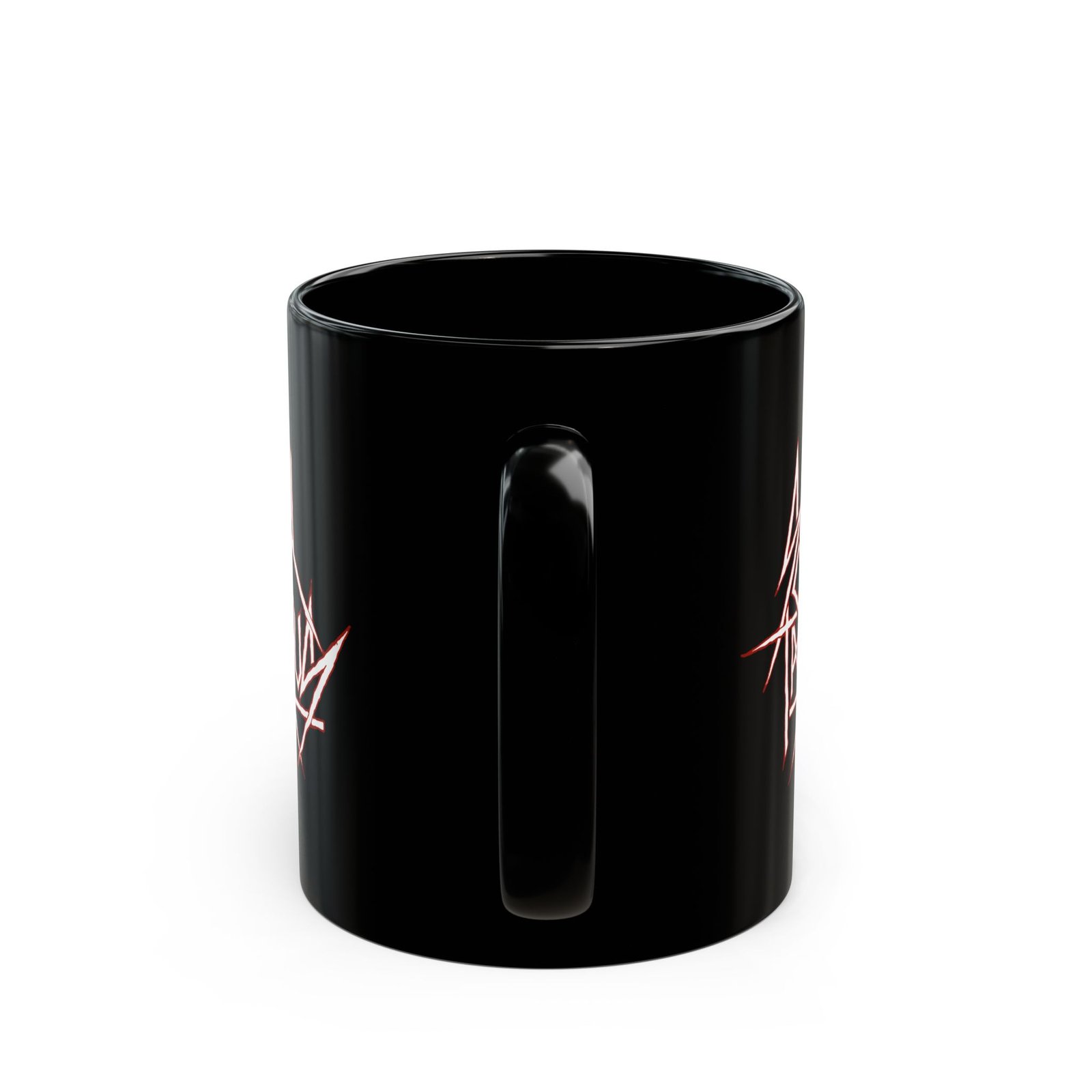 Saul Of Tarsus Logo 11oz Black Mugs - Image 4