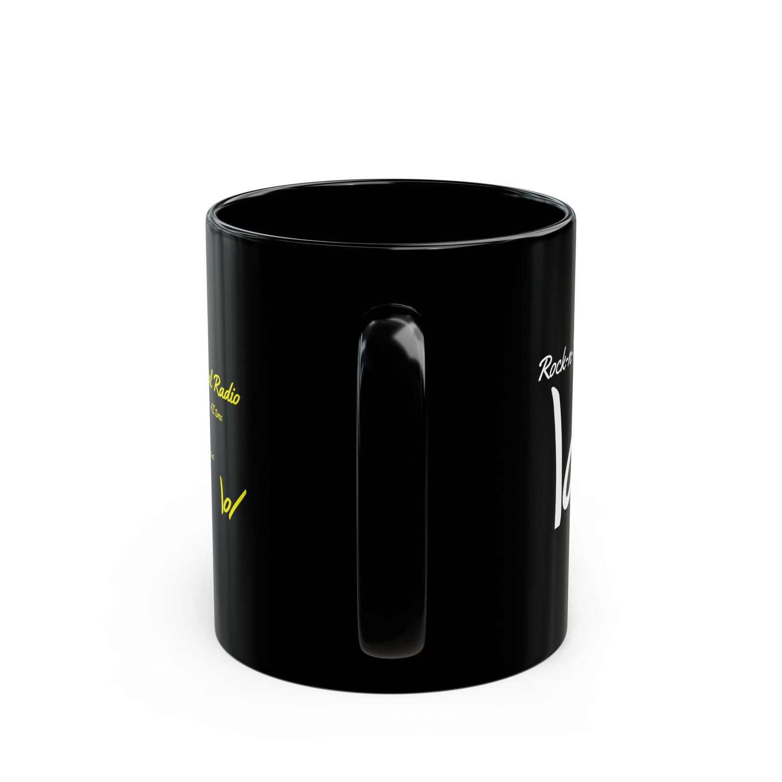 Rock-n-Revival Radio 11oz Black Mugs - Image 4