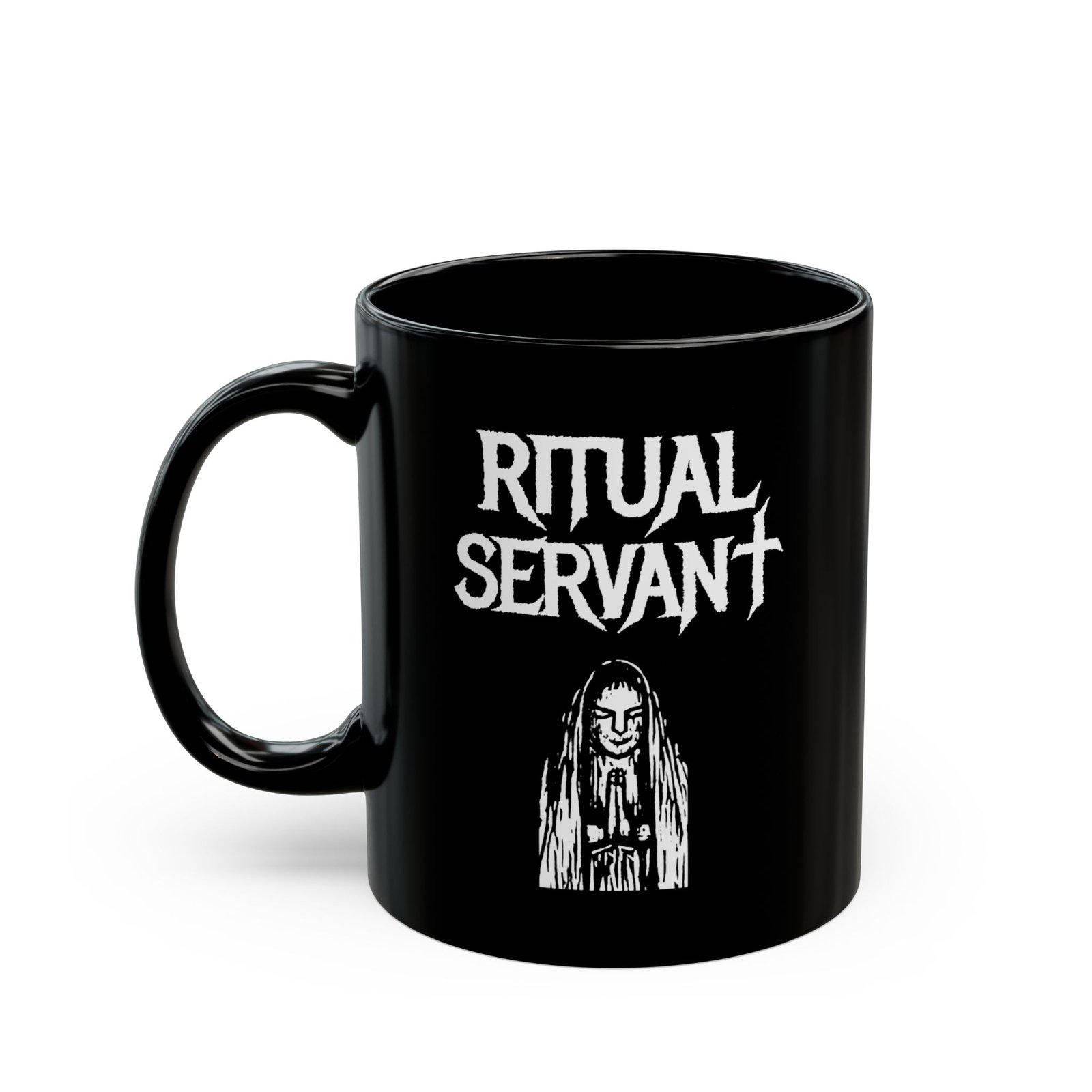 Ritual Servant Mascot 11oz Black Mugs