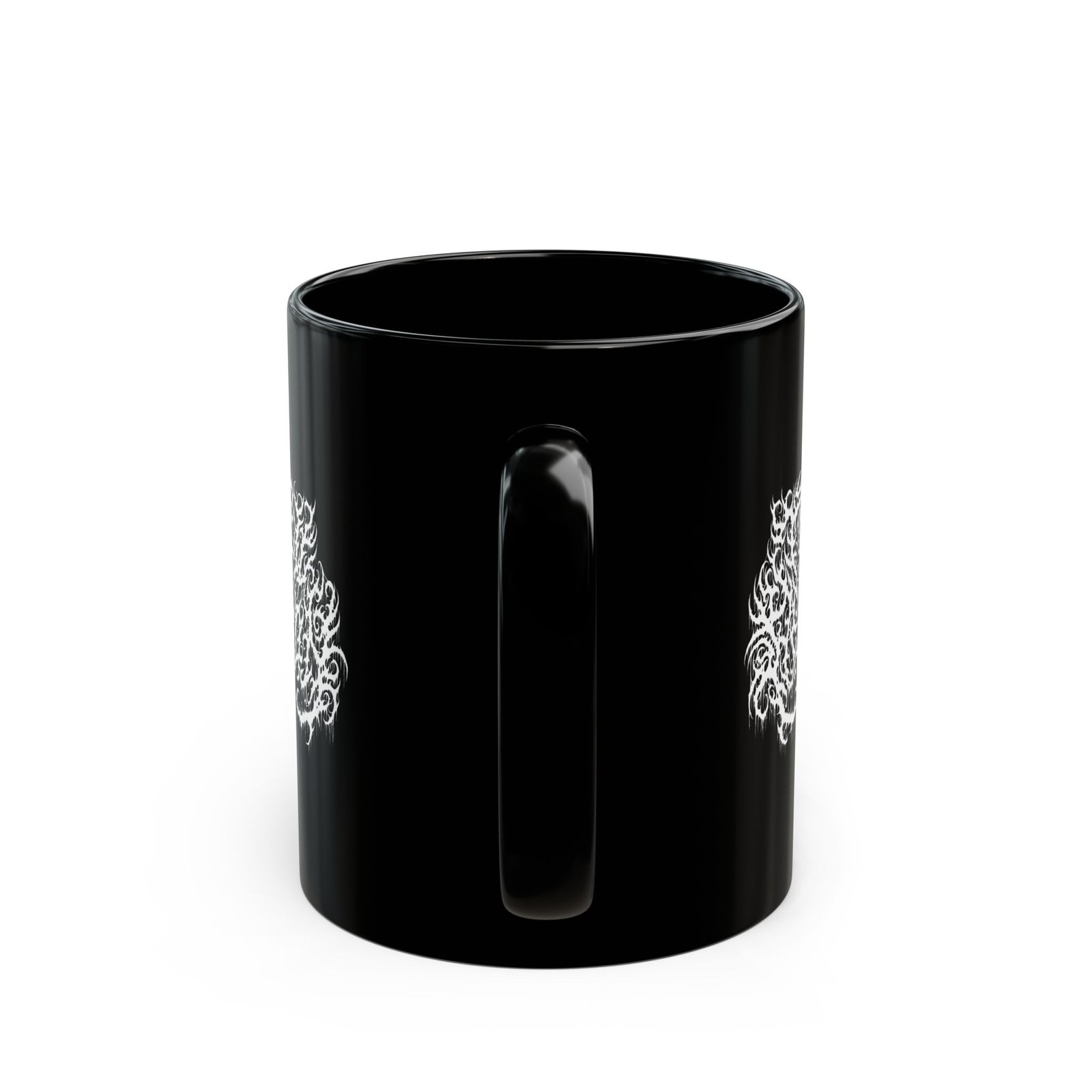 To Hell With Religion 11oz Black Mugs - Image 4