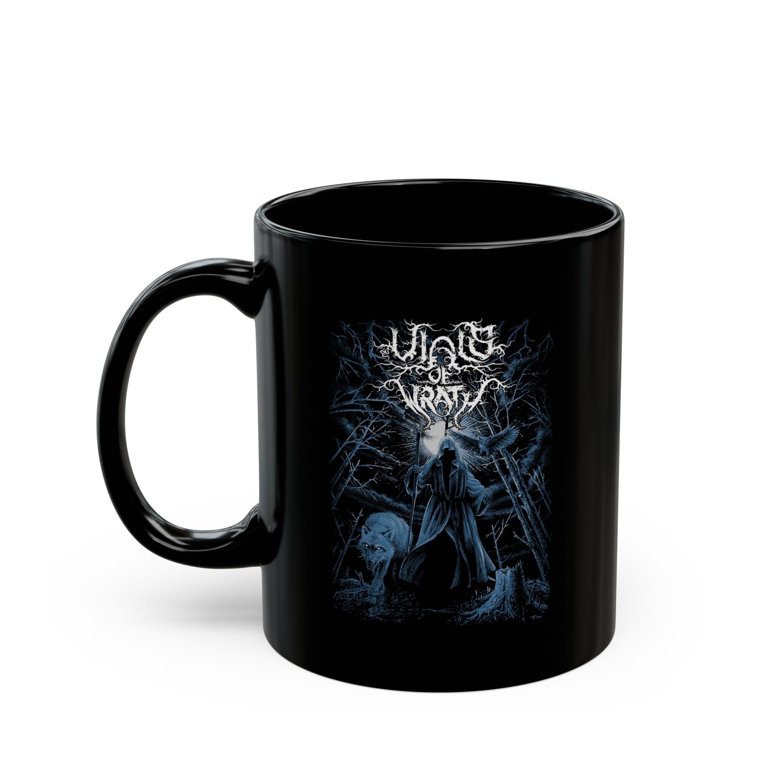 Vials Of Wrath - Companions V2 11oz Black Mugs