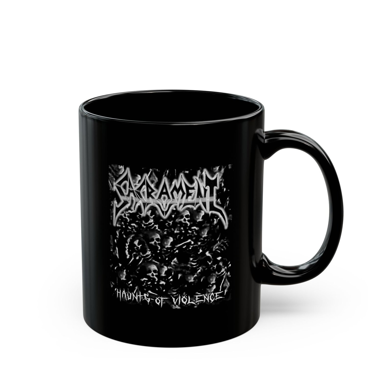Sacrament - Haunts Of Violence 2022 11oz Black Mugs - Image 3