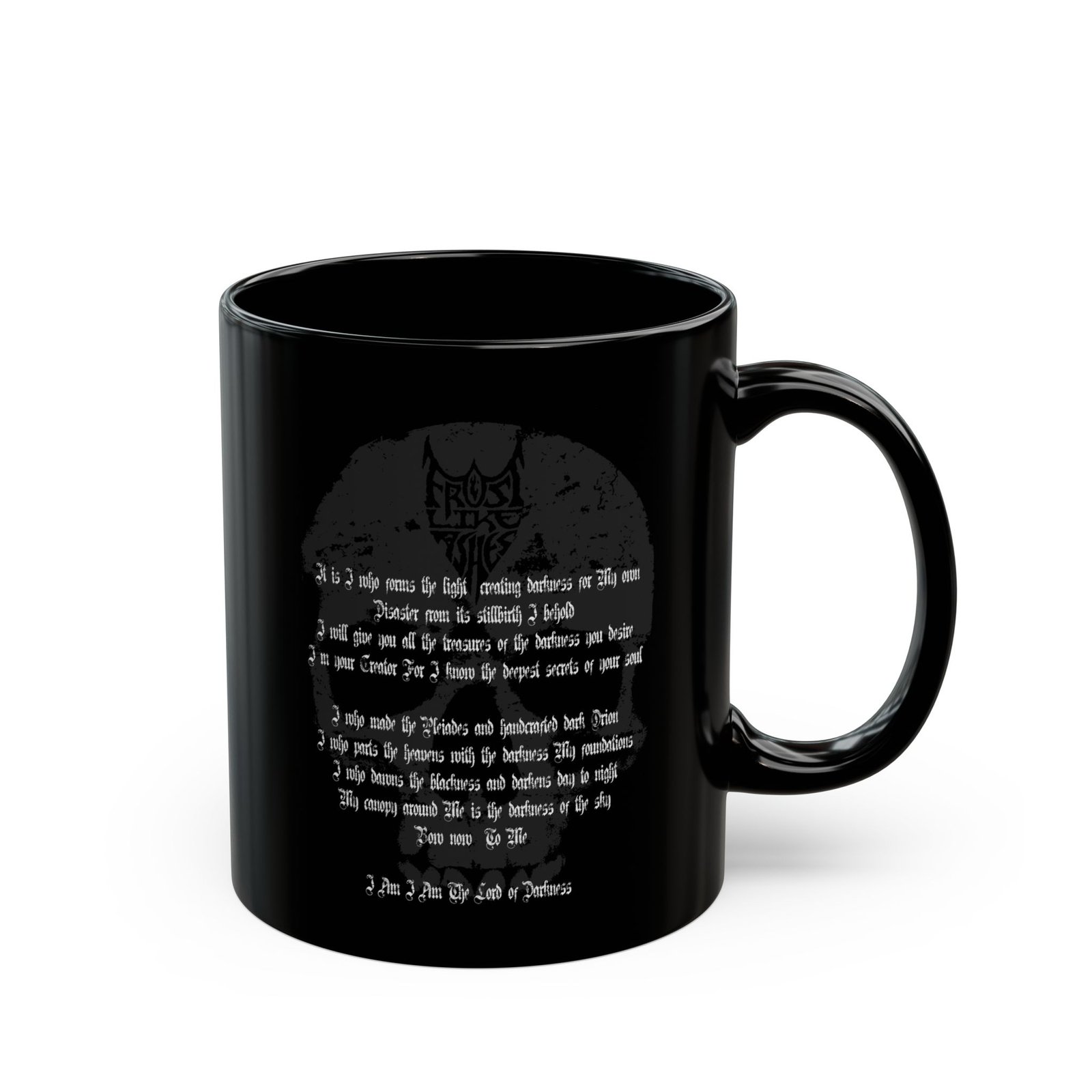 Frost Like Ashes - Lord Of Darkness 11oz Black Mugs - Image 3