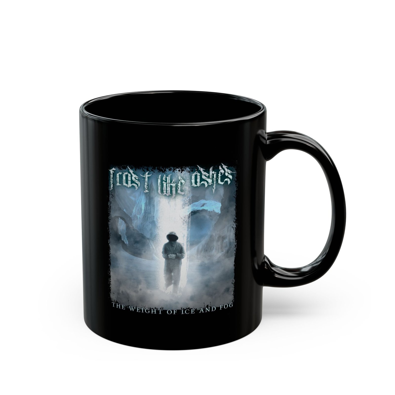 Frost Like Ashes - The Weight Of Ice And Fog 11oz Black Mugs - Image 3