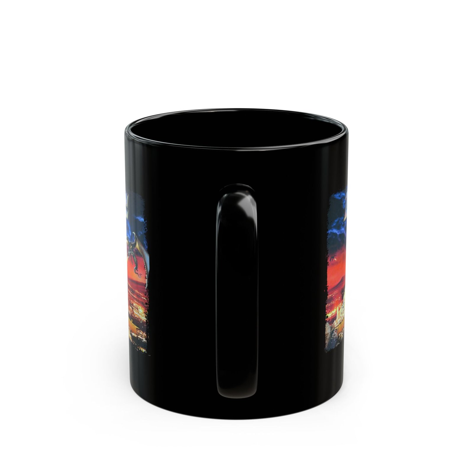 Zion - Thunder From The Mountain 2.0 11oz Black Mugs - Image 4