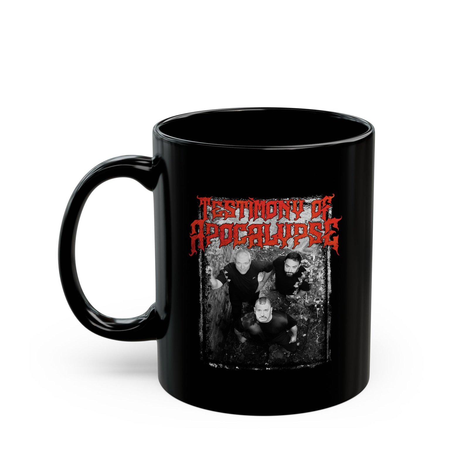 Testimony Of Apocalypse Photo 11oz Black Mugs