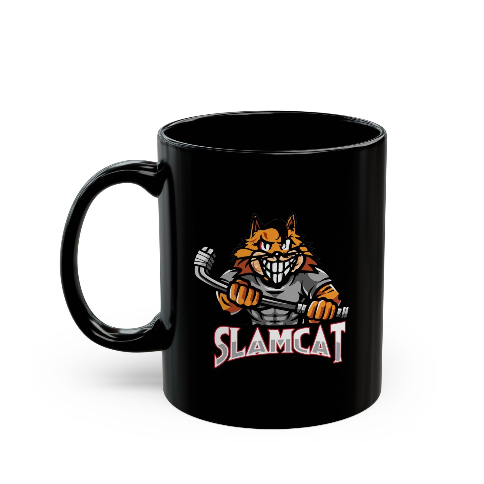 Slamcat 11oz Black Mugs