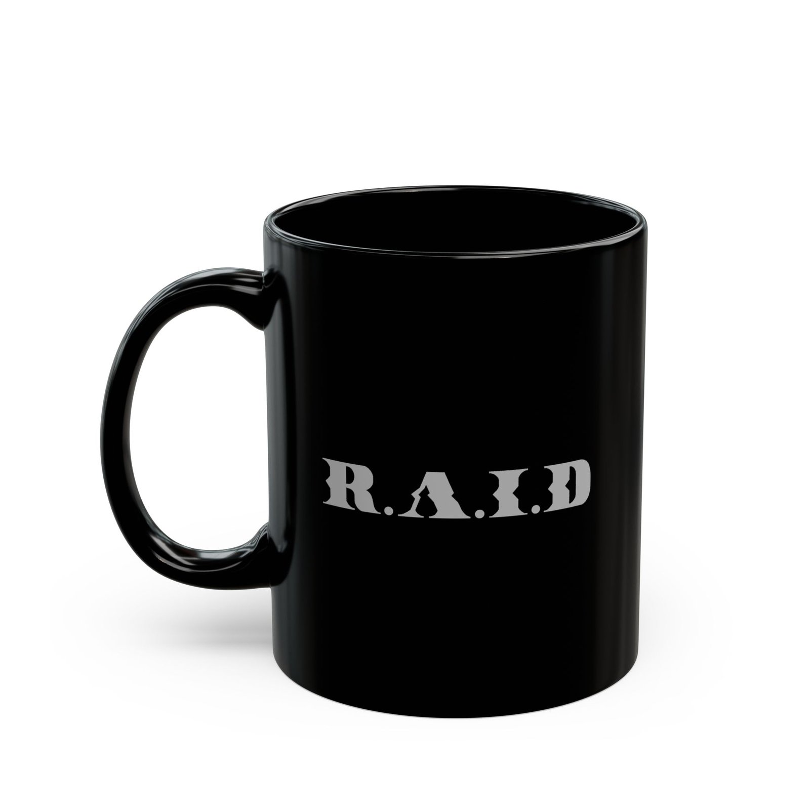 R.A.I.D. Logo 11oz Black Mugs