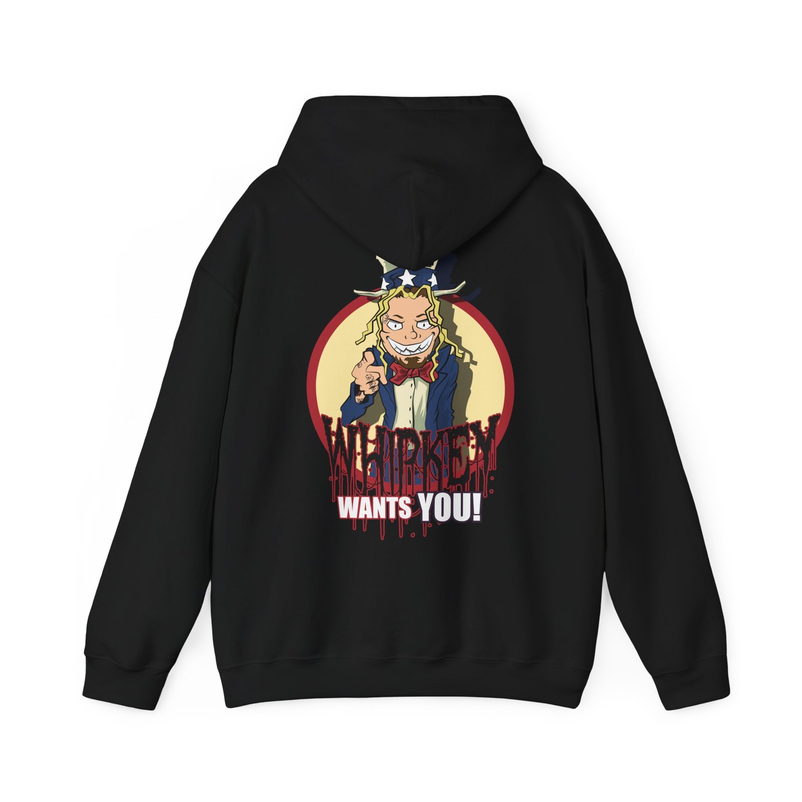 Whipkey - I Want You (Red) Pullover Hooded Sweatshirt (2-Sided)